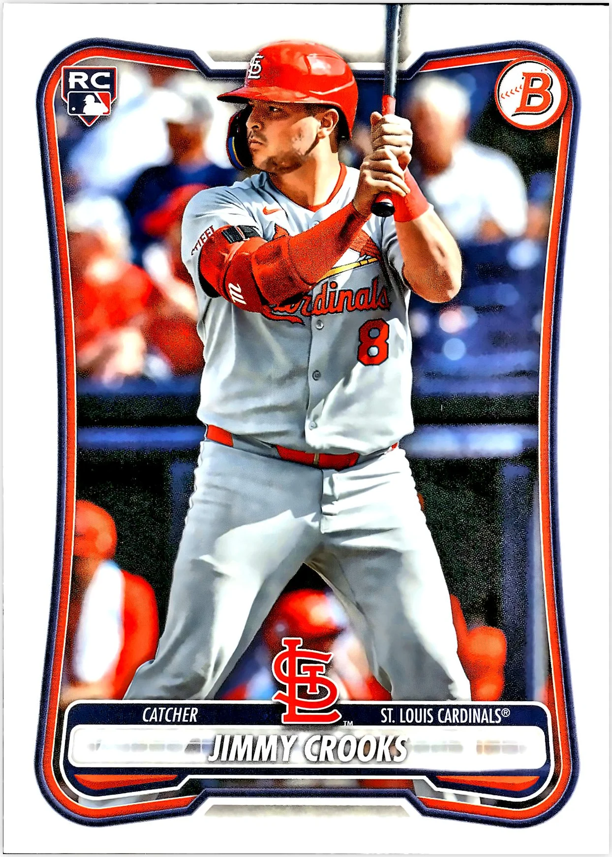 Jimmy Crooks #36 Rookie Card 2026 Baseball baseball rookie card - Front