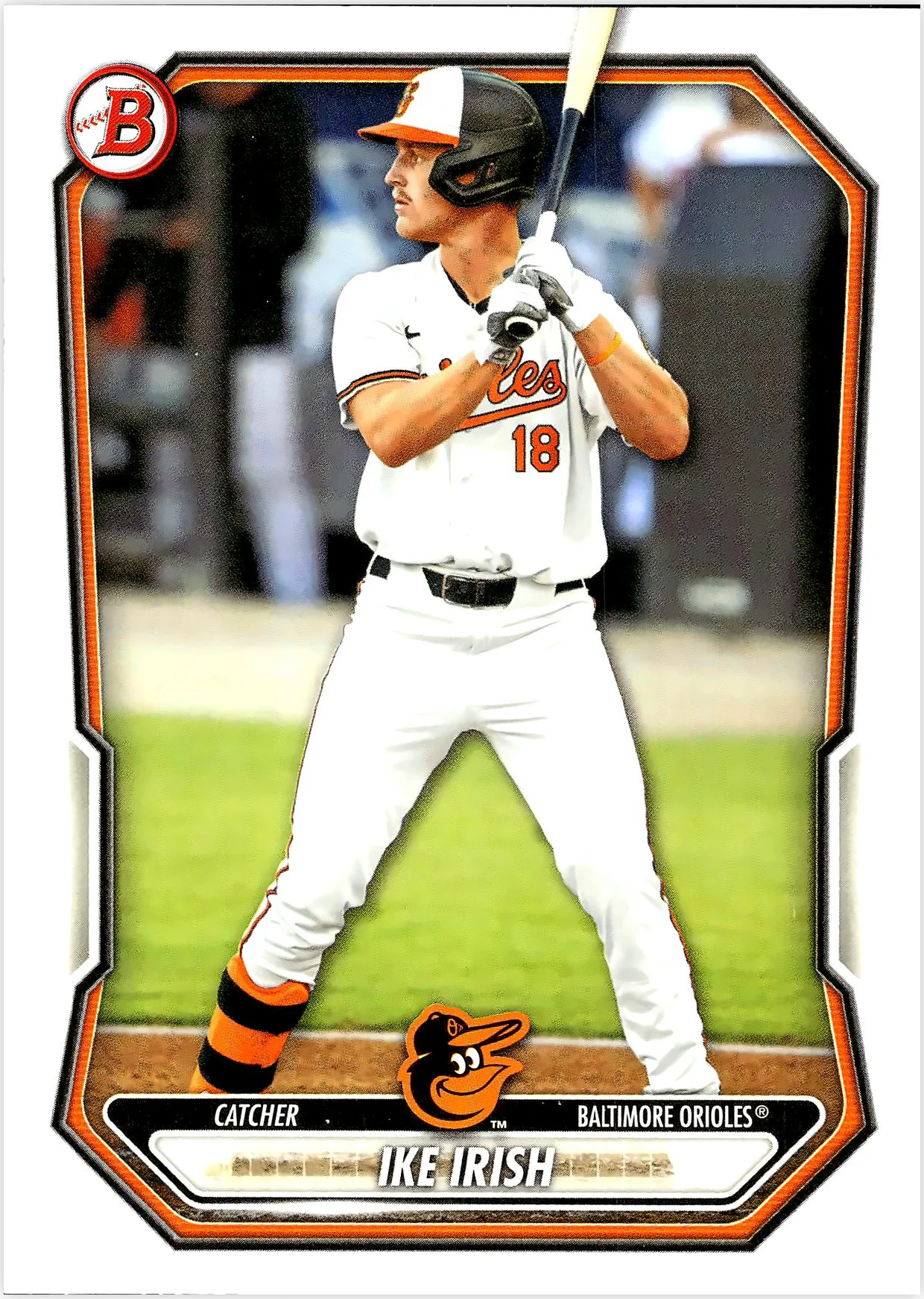 Ike Irish #BP-68 2026 Baseball baseball card - Front