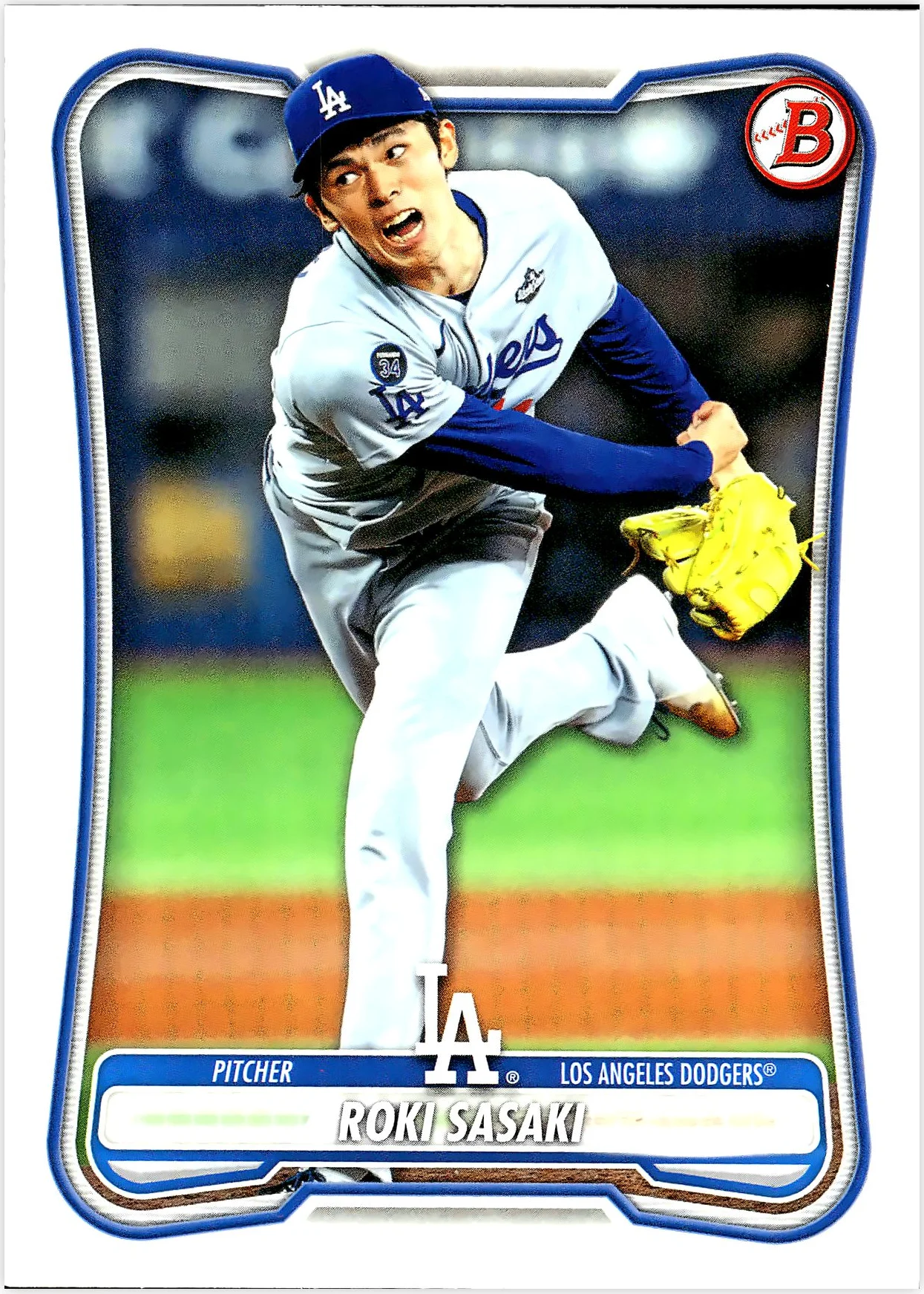 Roki Sasaki #63 Rookie Card 2026 Baseball baseball rookie card - Front