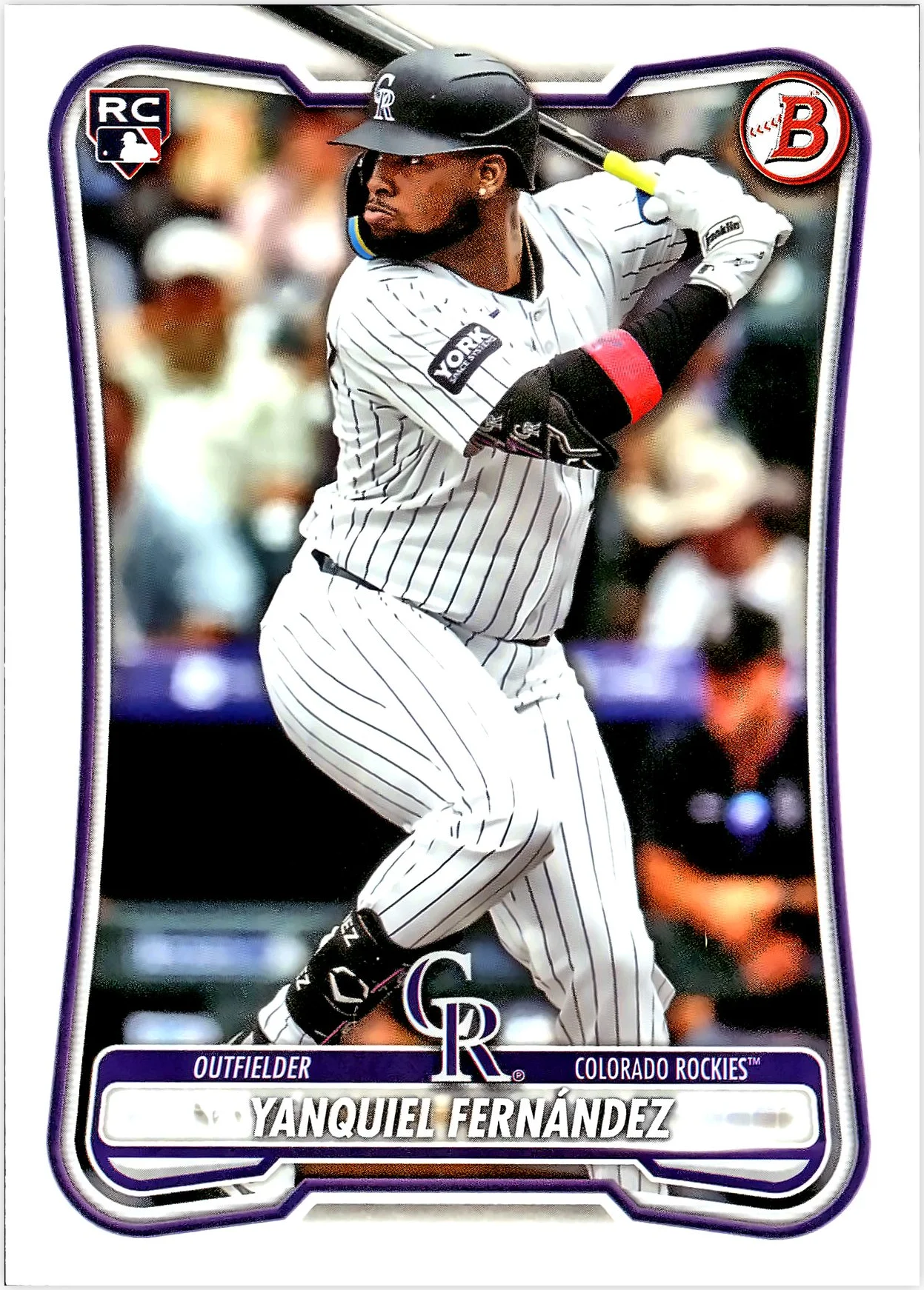 Yanquiel Fernández #91 Rookie Card 2026 Baseball baseball rookie card - Front