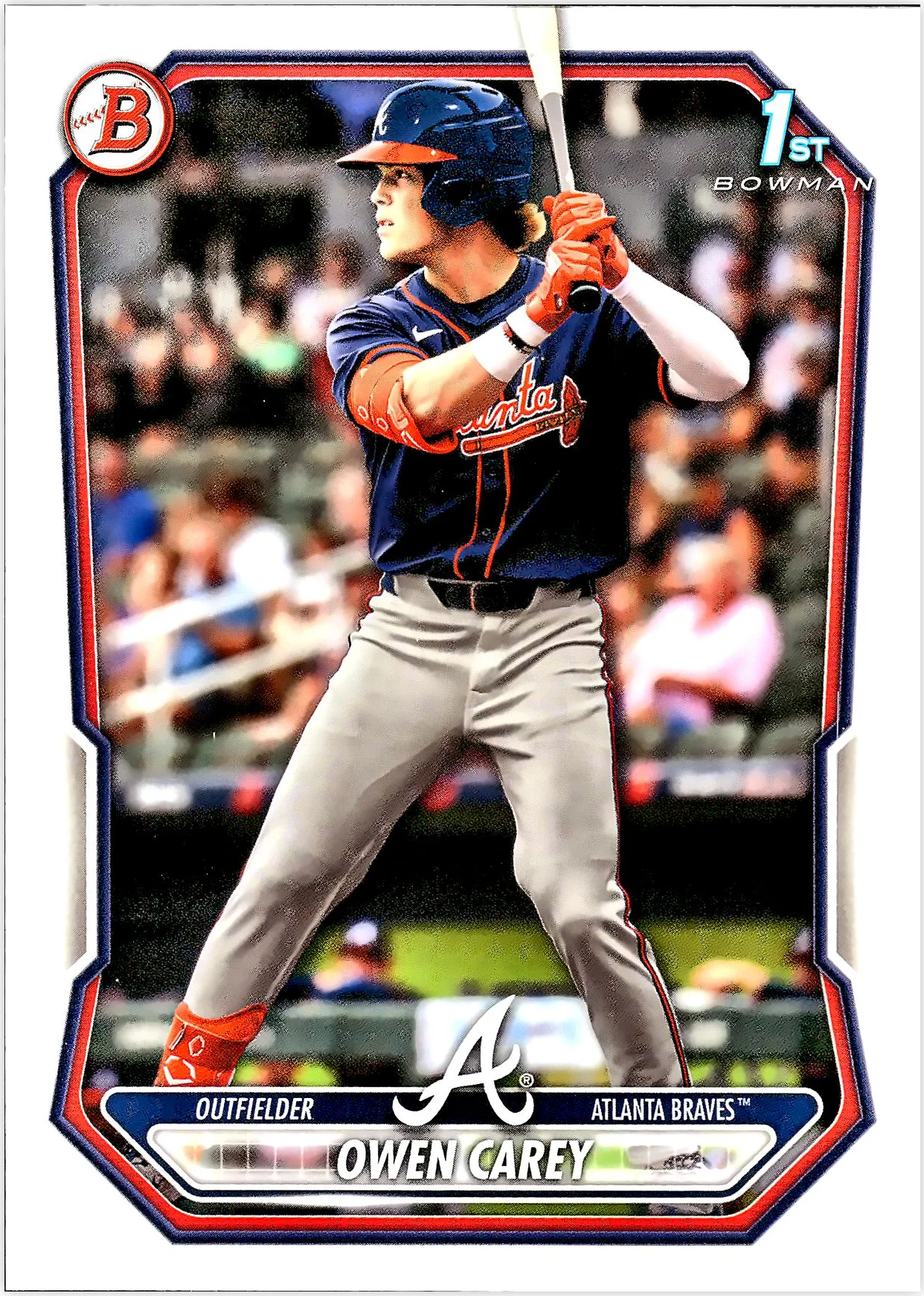 Owen Carey #BP-69 2026 Baseball baseball card - Front