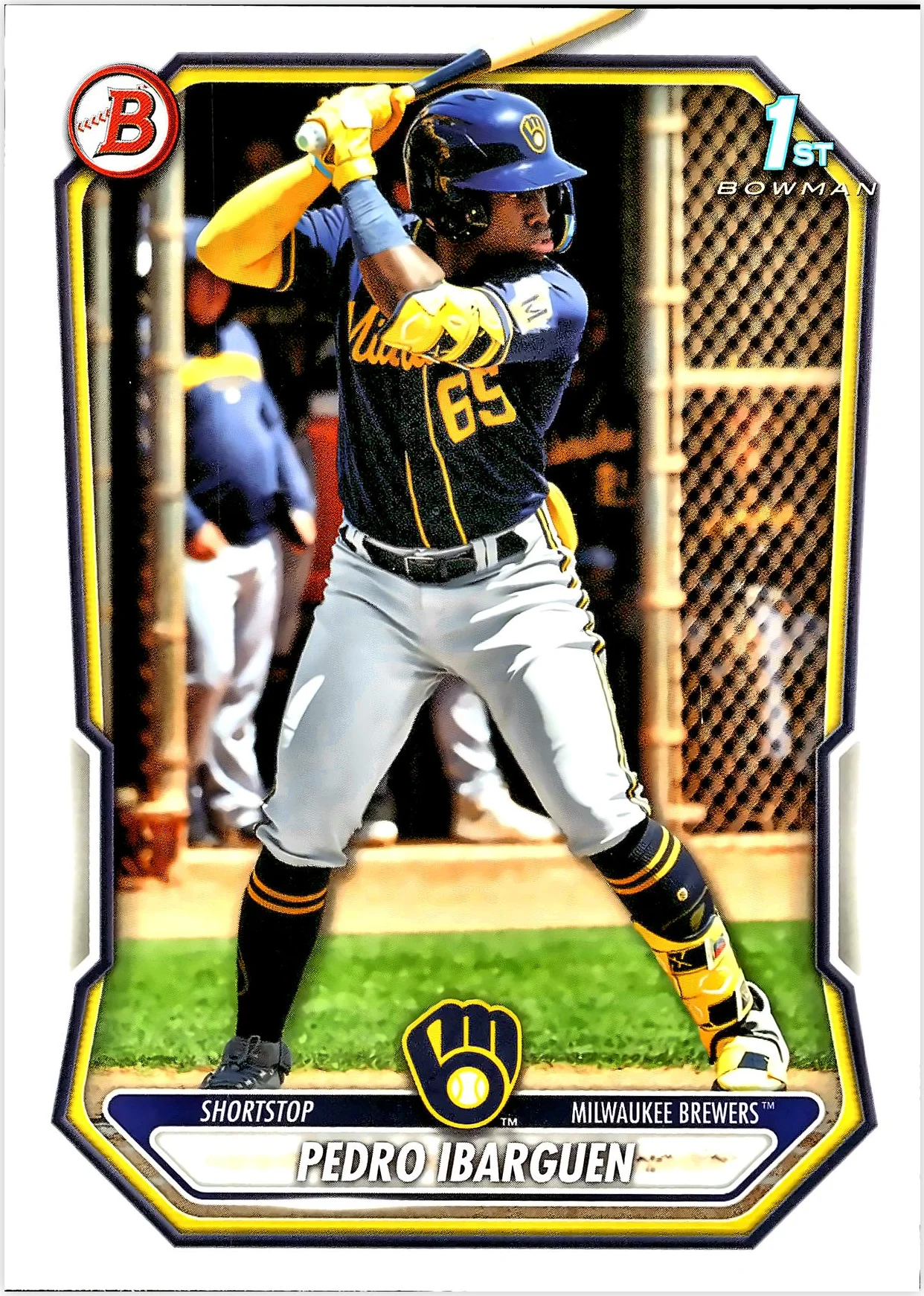 Pedro Ibarguen #BP-140 2026 Baseball baseball card - Front