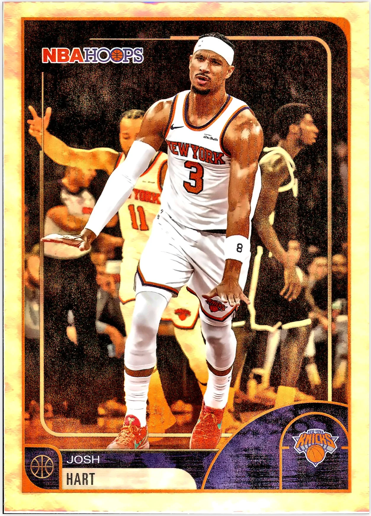 Josh Hart #124 2026 NBA Hoops basketball card - Front