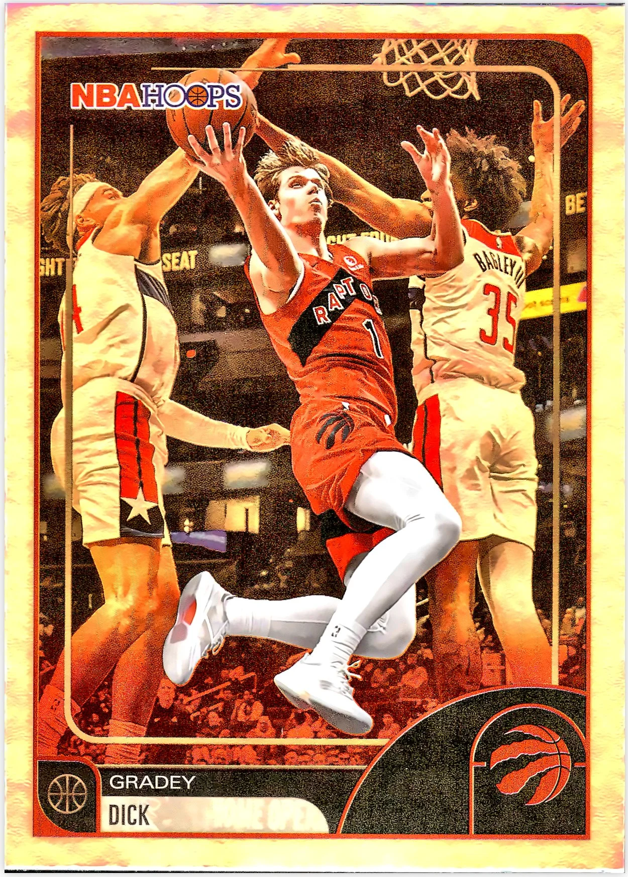 Gradey Dick #180 2026 NBA Hoops basketball card - Front