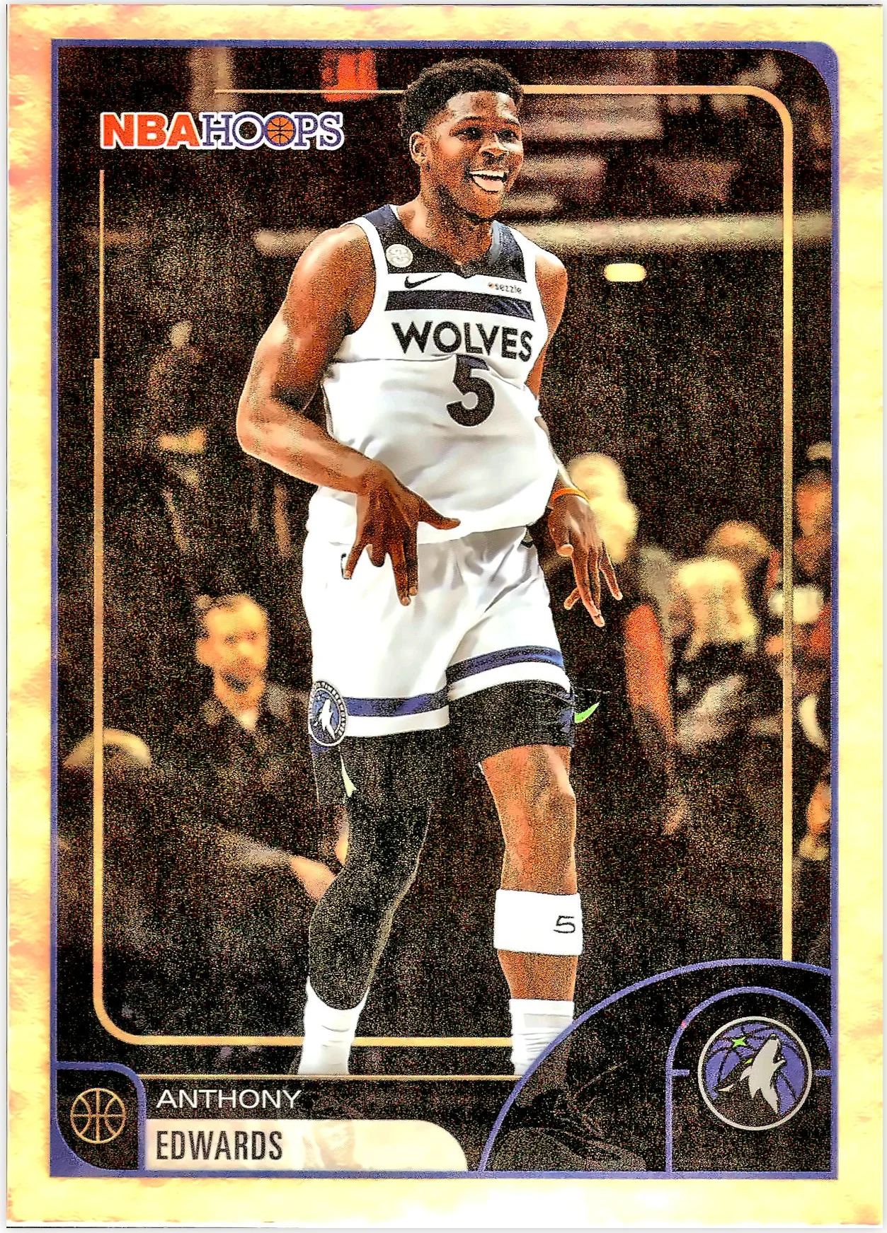 Anthony Edwards #195 2026 NBA Hoops basketball card - Front