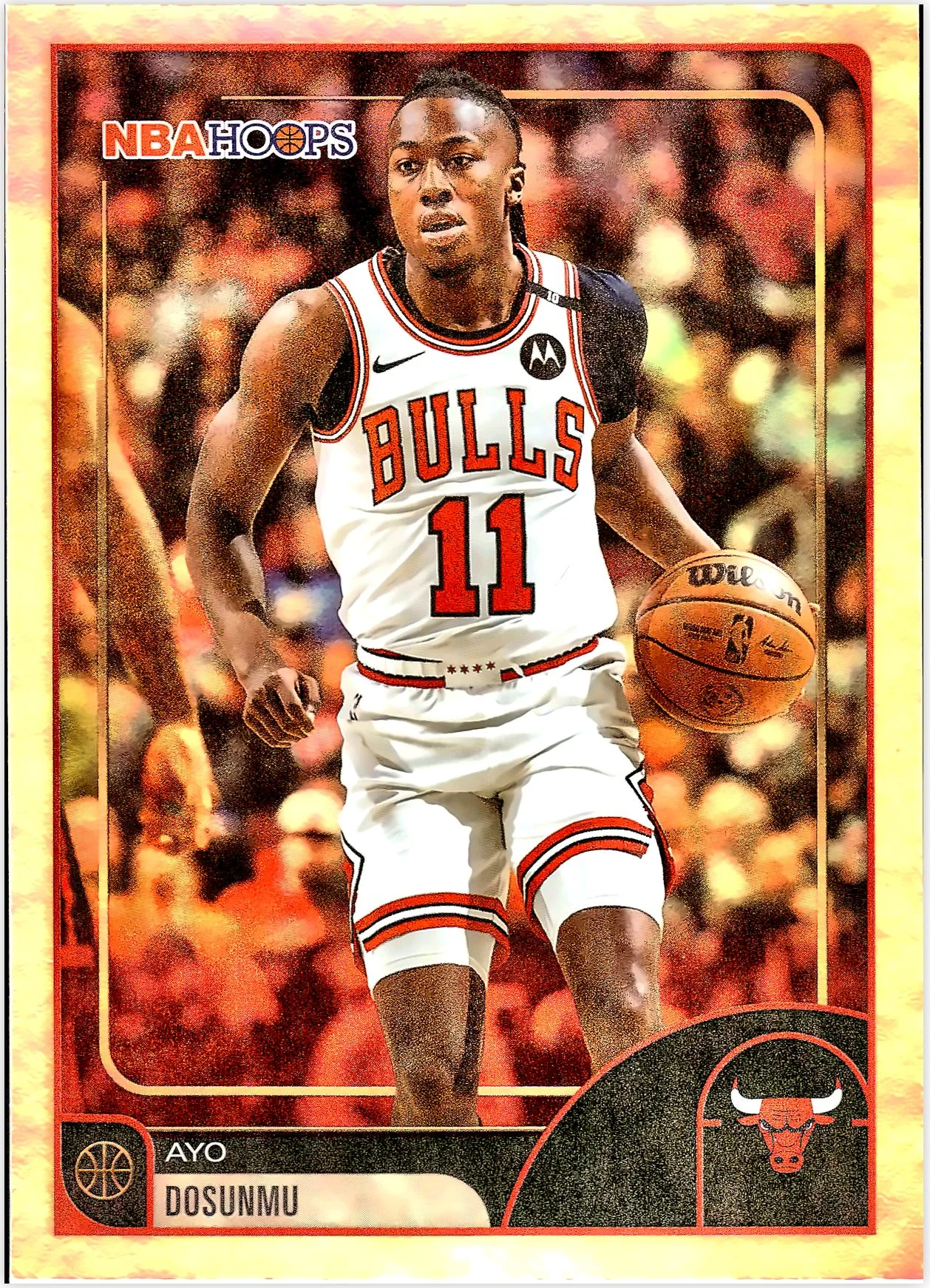 Ayo Dosunmu #252 2026 NBA Hoops basketball card - Front