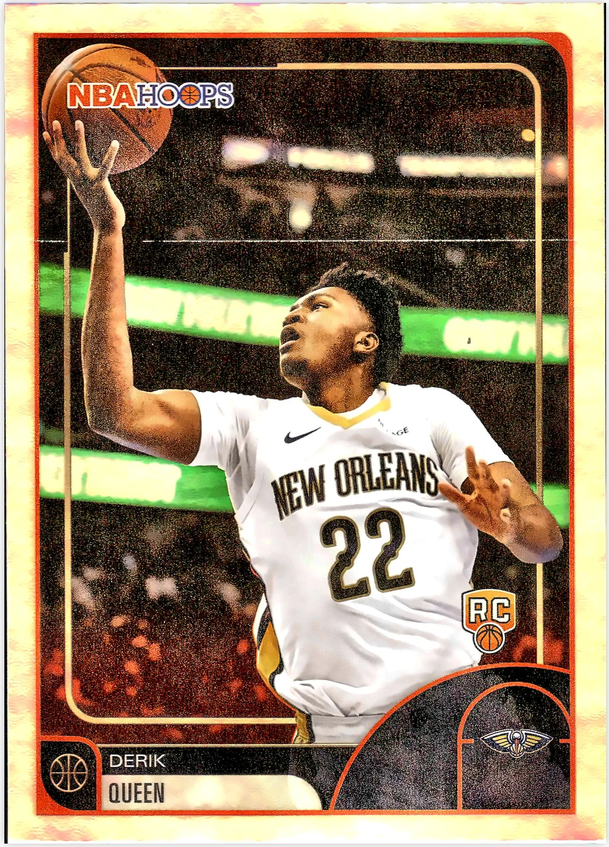 Derik Queen #62 Rookie Card 2026 NBA Hoops basketball rookie card - Front