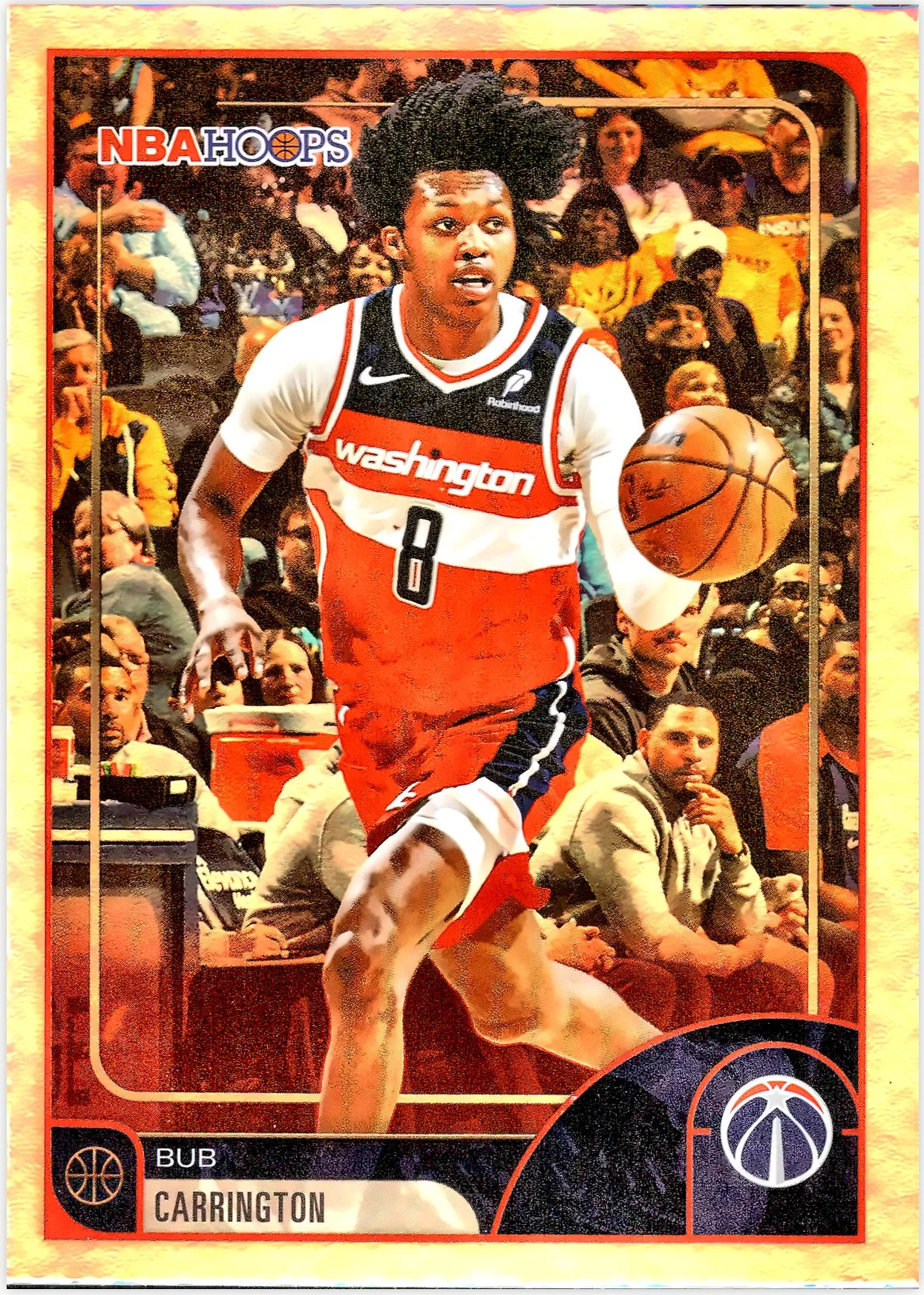 Bub Carrington #236 Rookie Card 2026 NBA Hoops basketball rookie card - Front