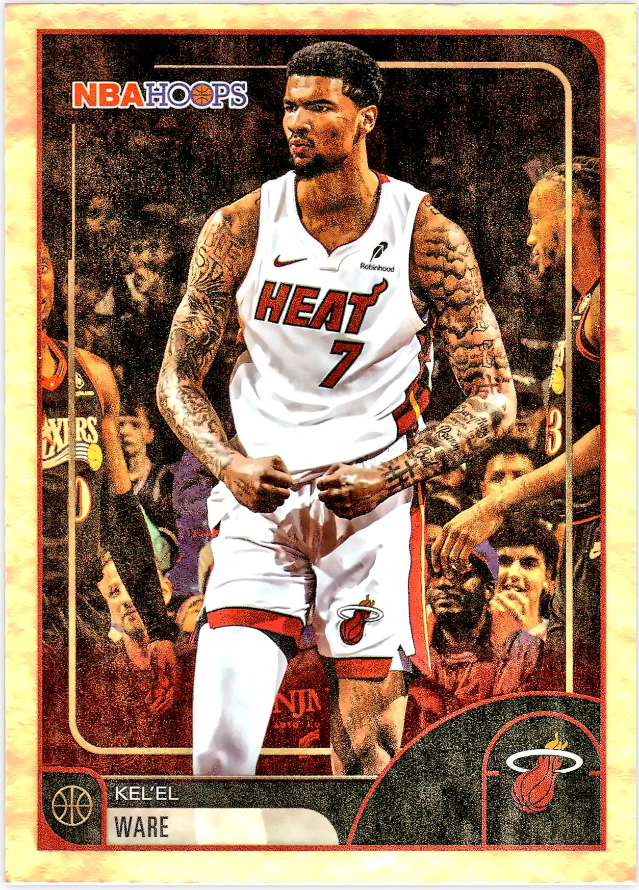 Kel'el Ware #172 2026 NBA Hoops basketball card - Front