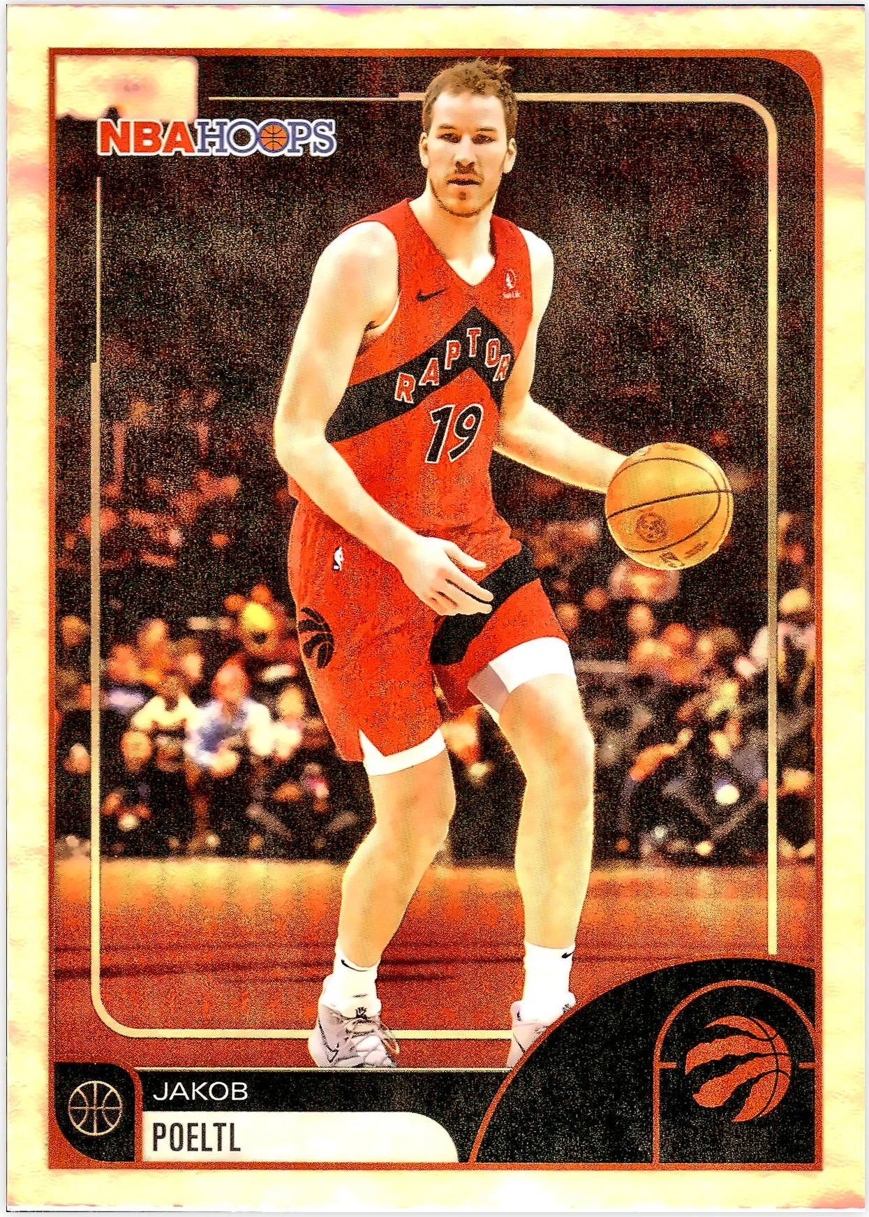 Jakob Poeltl #64 2026 NBA Hoops basketball card - Front