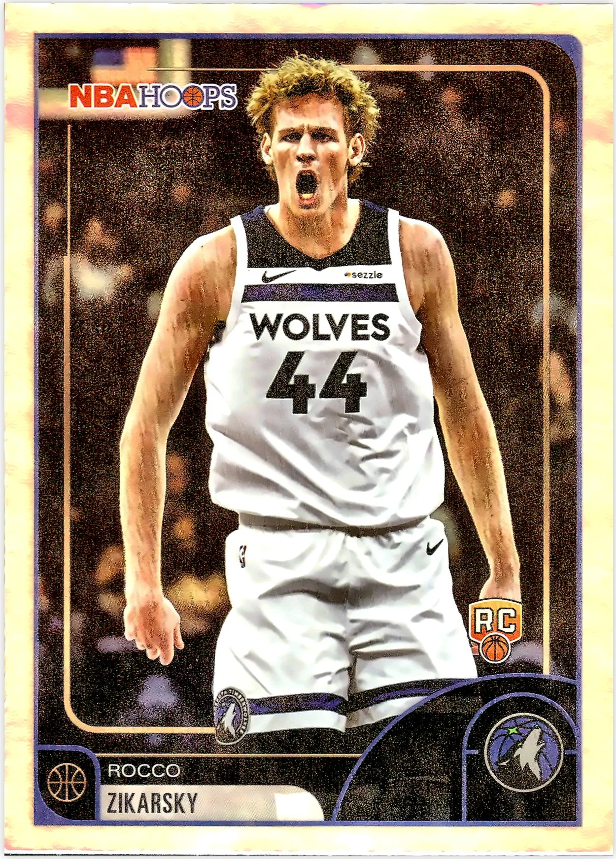 Rocco Zikarsky #169 Rookie Card 2026 NBA Hoops basketball rookie card - Front