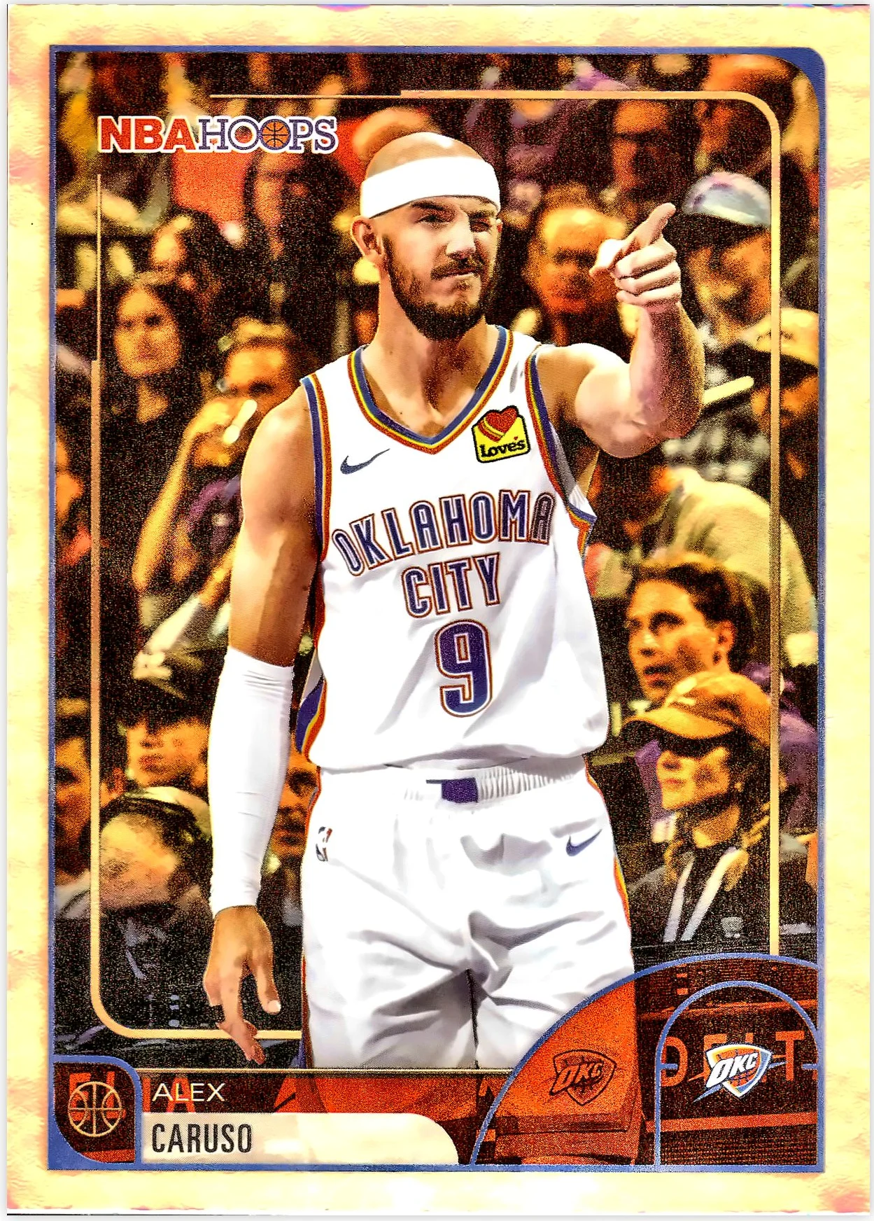 Alex Caruso #24 2026 NBA Hoops basketball card - Front