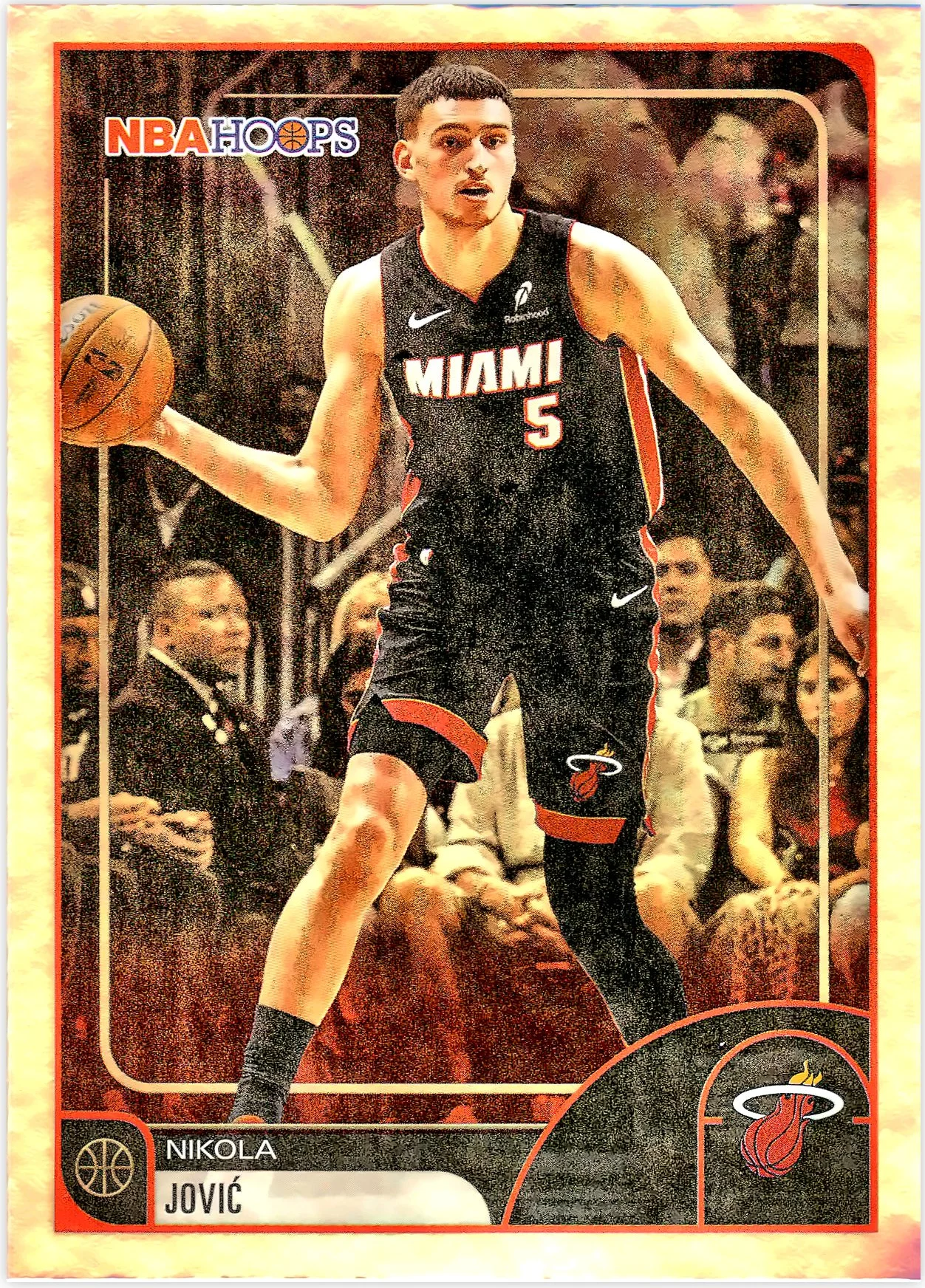 Nikola Jović #114 2026 NBA Hoops basketball card - Front
