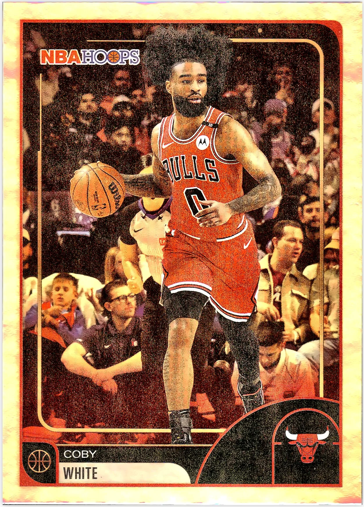 Coby White #65 2026 NBA Hoops basketball card - Front
