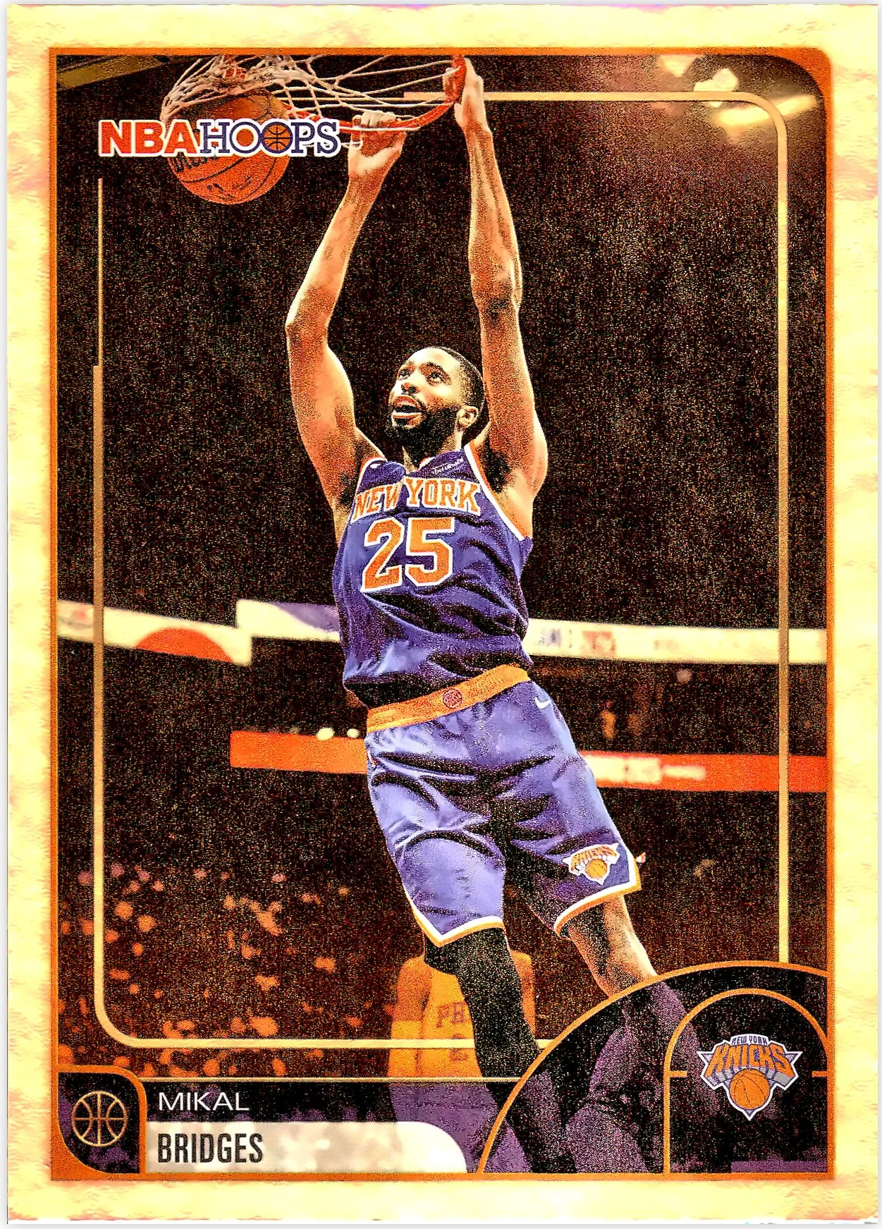 Mikal Bridges #100 2026 NBA Hoops basketball card - Front
