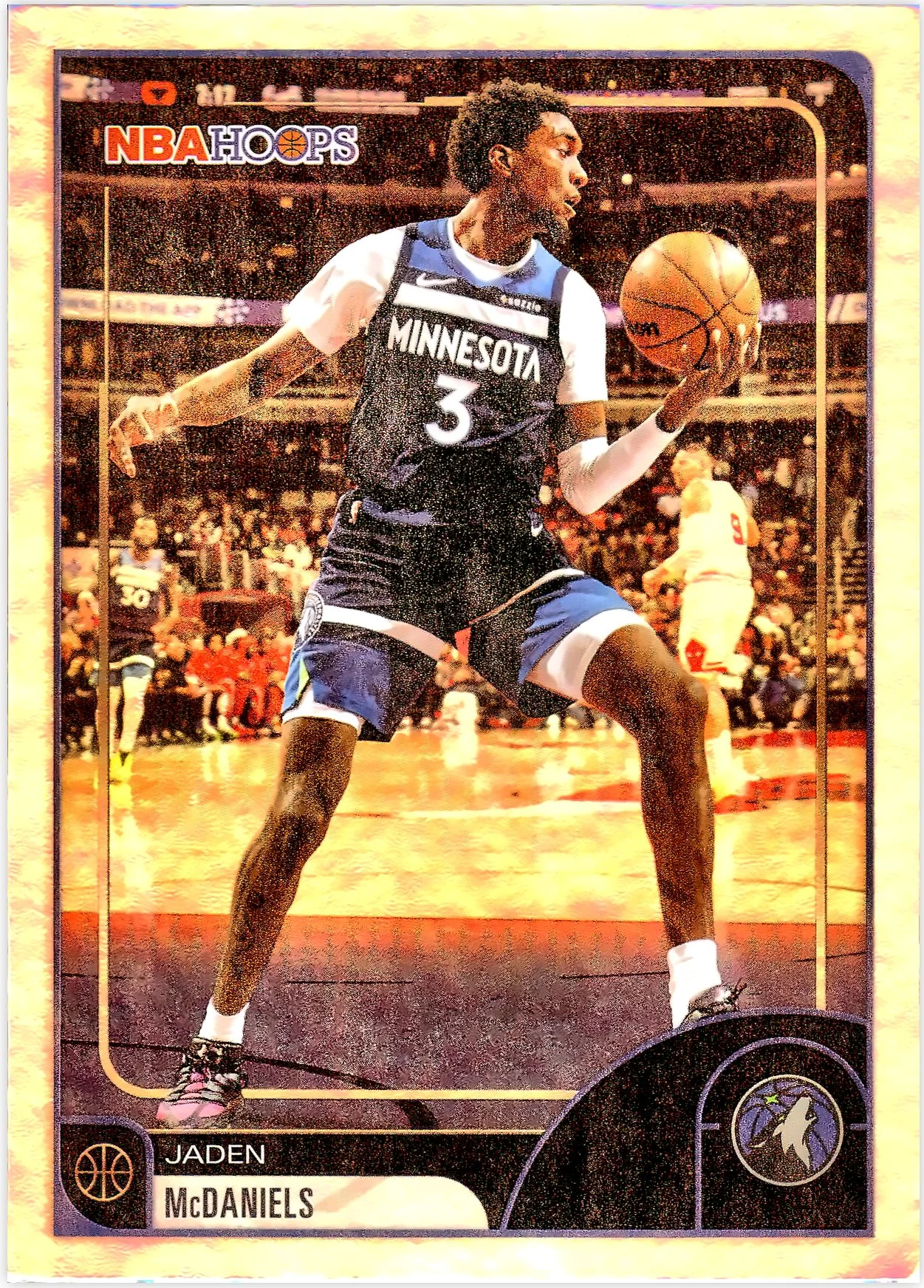 Jaden McDaniels #94 2026 NBA Hoops basketball card - Front