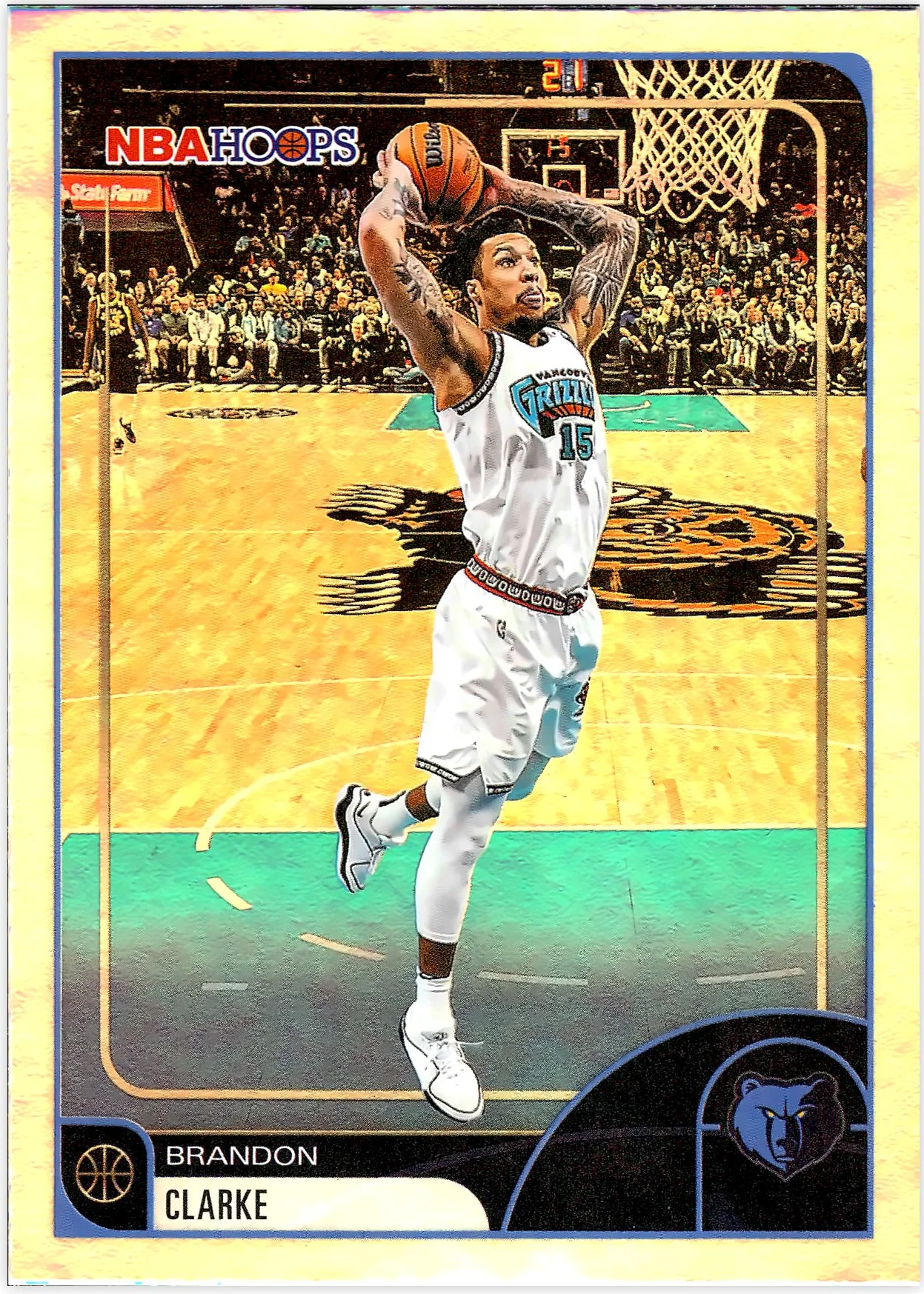 Brandon Clarke #112 2026 NBA Hoops basketball card - Front