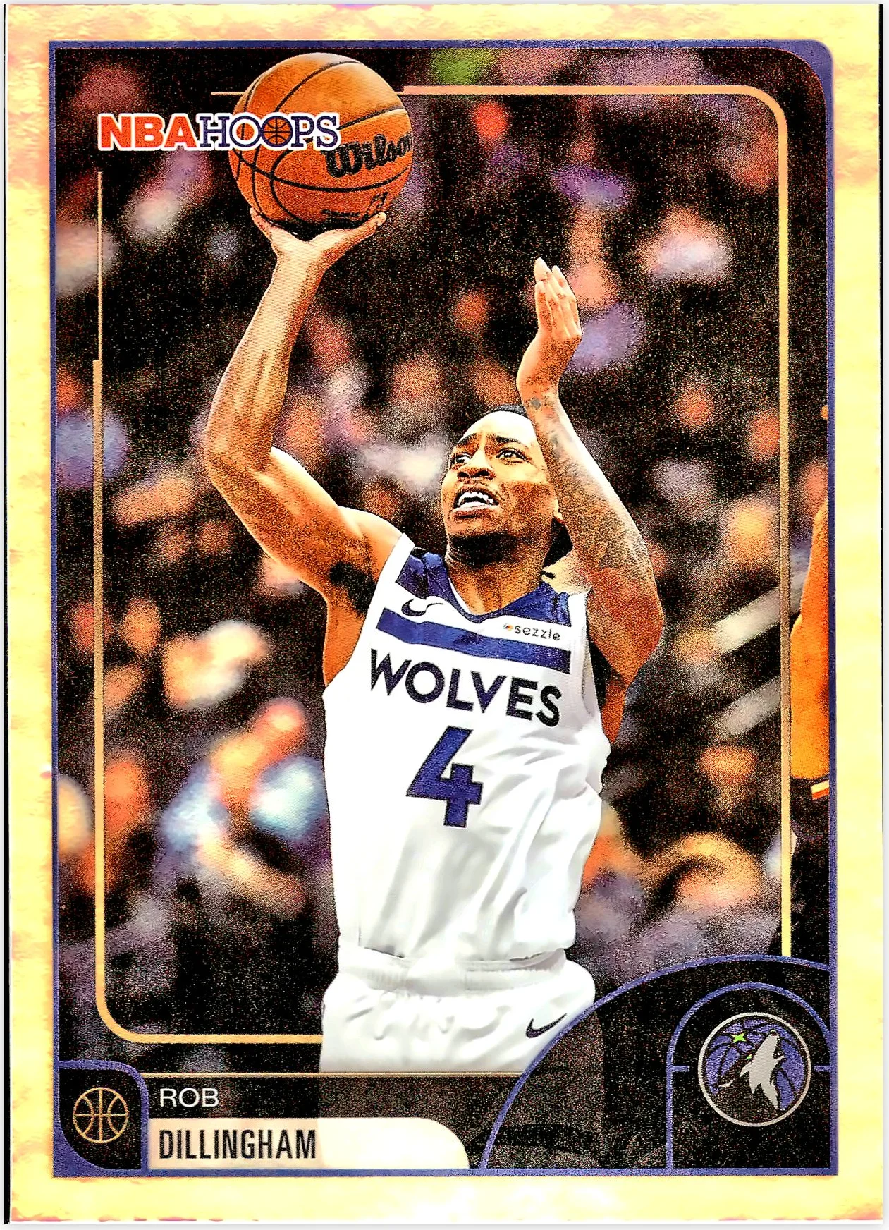 Rob Dillingham #160 Rookie Card 2026 NBA Hoops basketball rookie card - Front