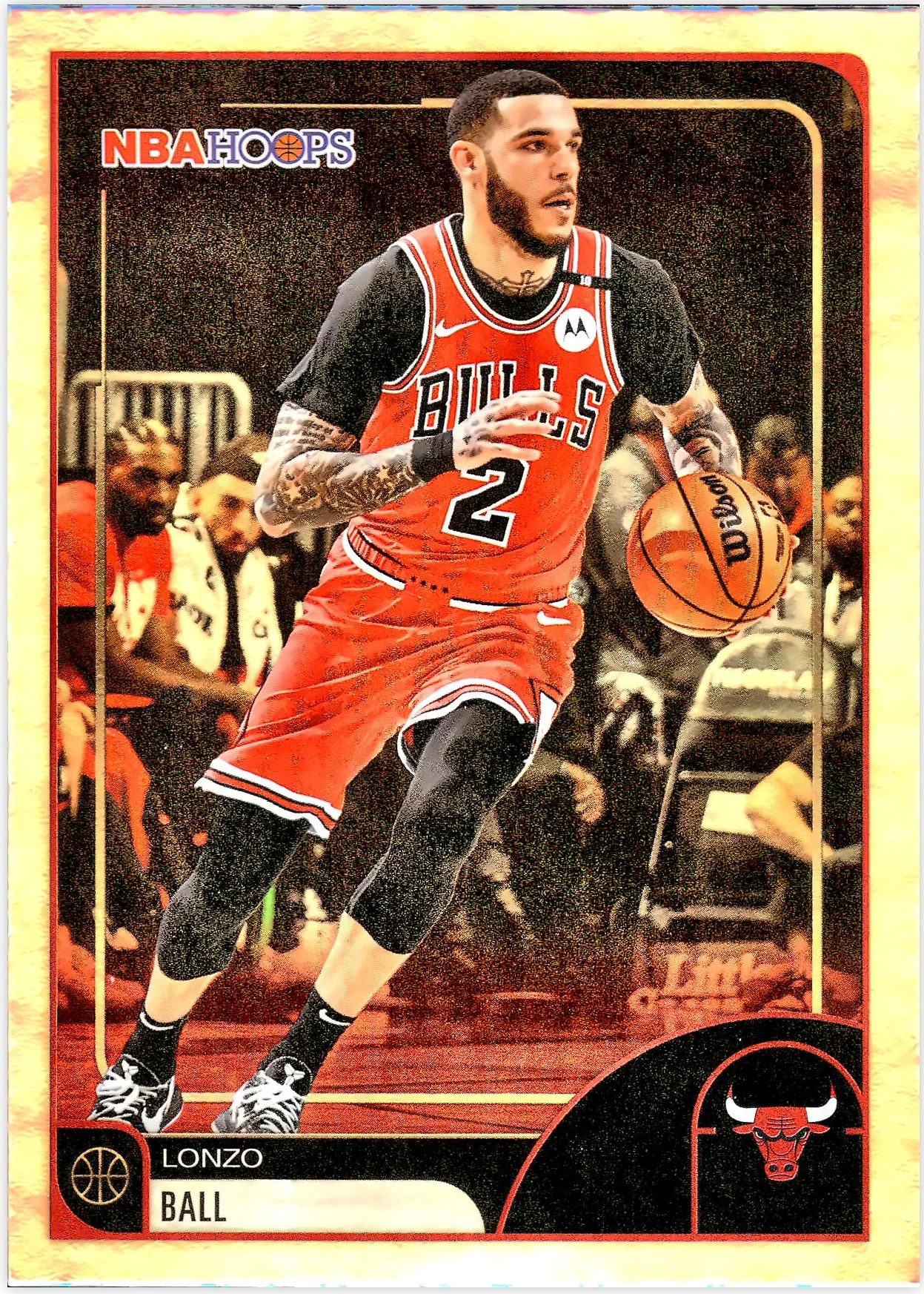 Lonzo Ball #98 2026 NBA Hoops basketball card - Front