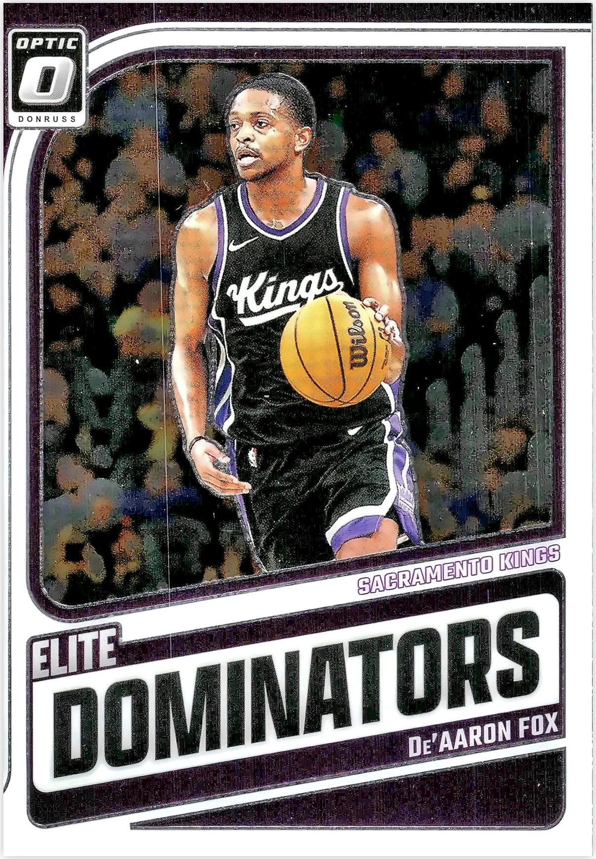 De'Aaron Fox #13 Elite Dominators 2024 Optic Basketball basketball card - Front