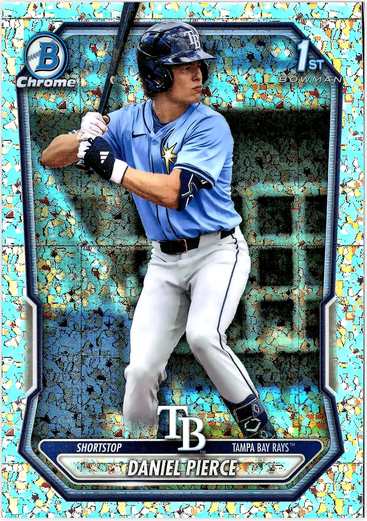Daniel Pierce #BCP-77 Mini Diamond Refractor 2026 Bowman Chrome baseball card - Front