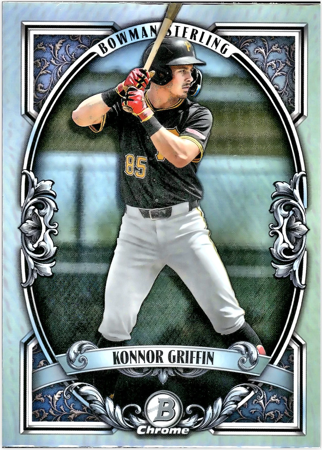 Konnor Griffin #BST-7 Bowman Sterling 2026 Bowman Chrome baseball card - Front
