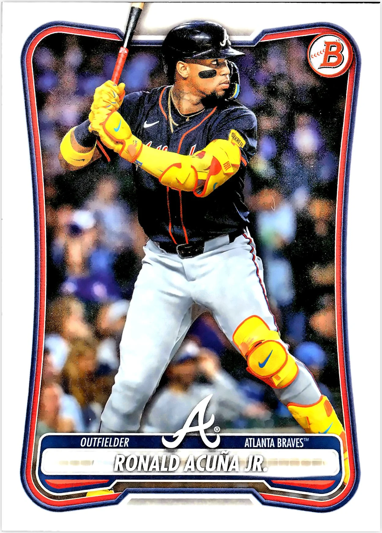 Ronald Acuña Jr. #23 2026 Bowman baseball card - Front