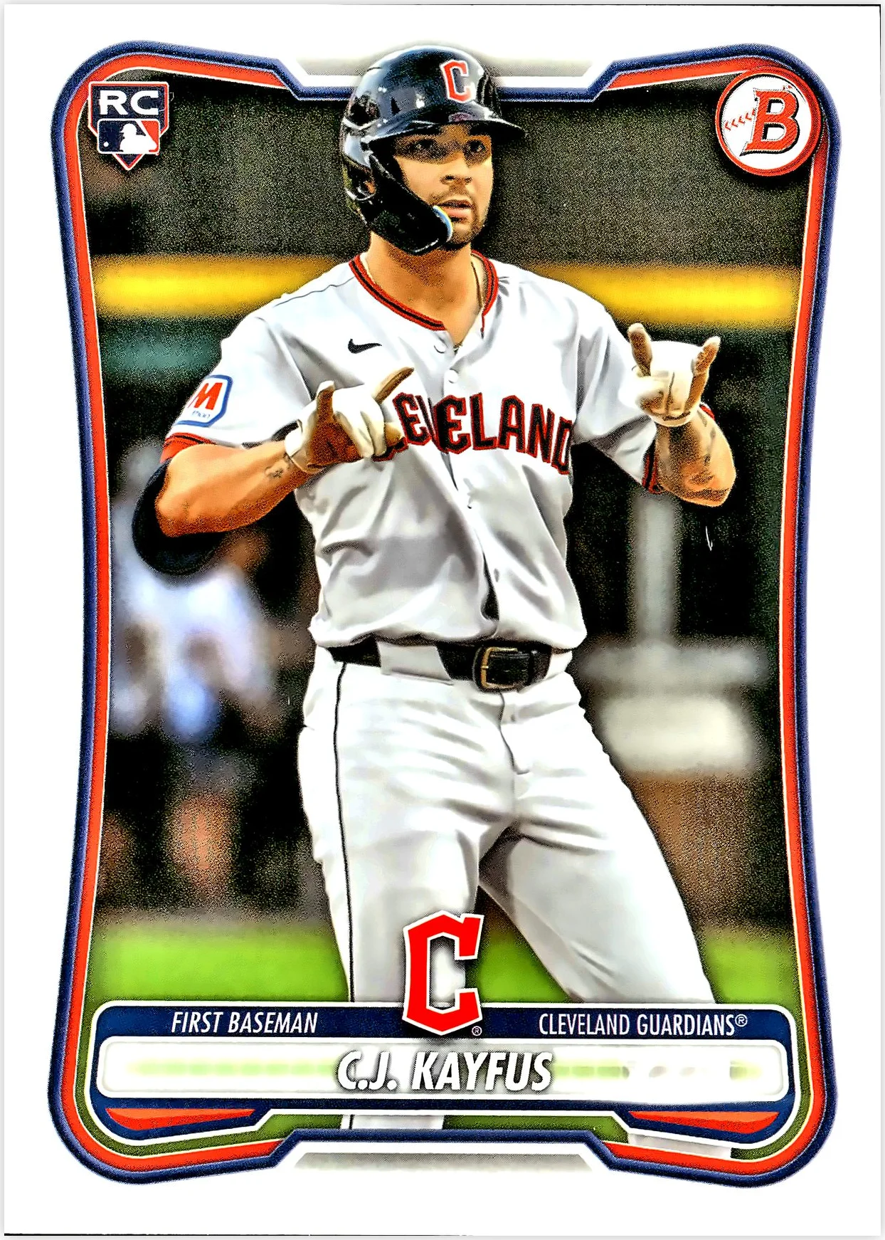 C.J. Kayfus #98 Rookie Card 2026 Bowman baseball rookie card - Front