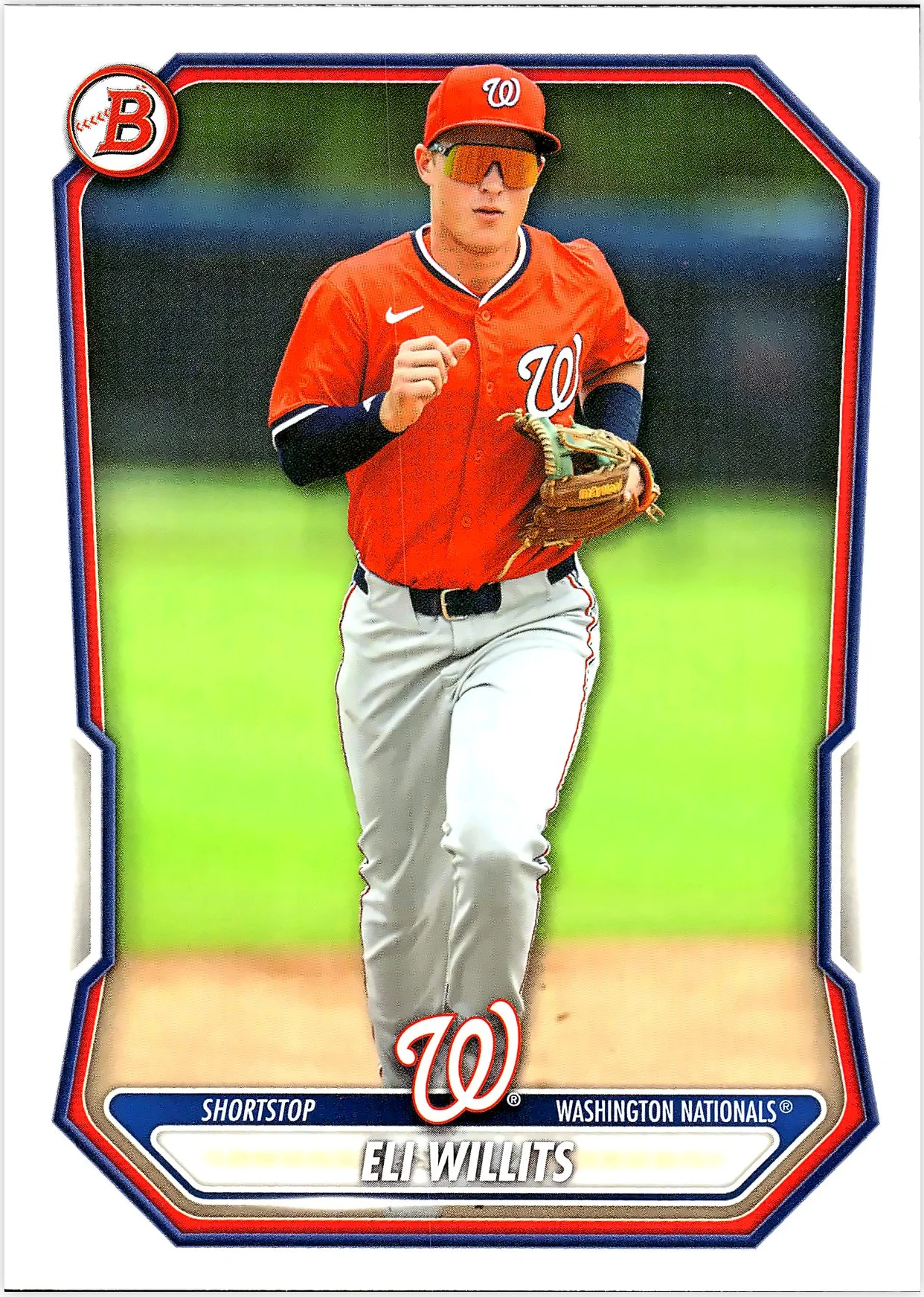 Eli Willits #BP-95 2026 Bowman baseball card - Front