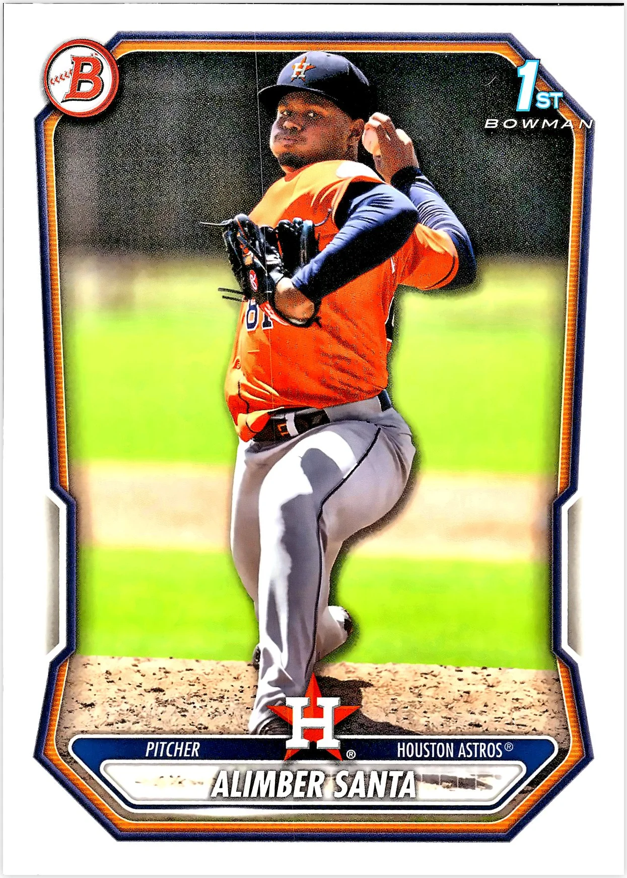 Alimber Santa #BP-30 2026 Bowman baseball card - Front