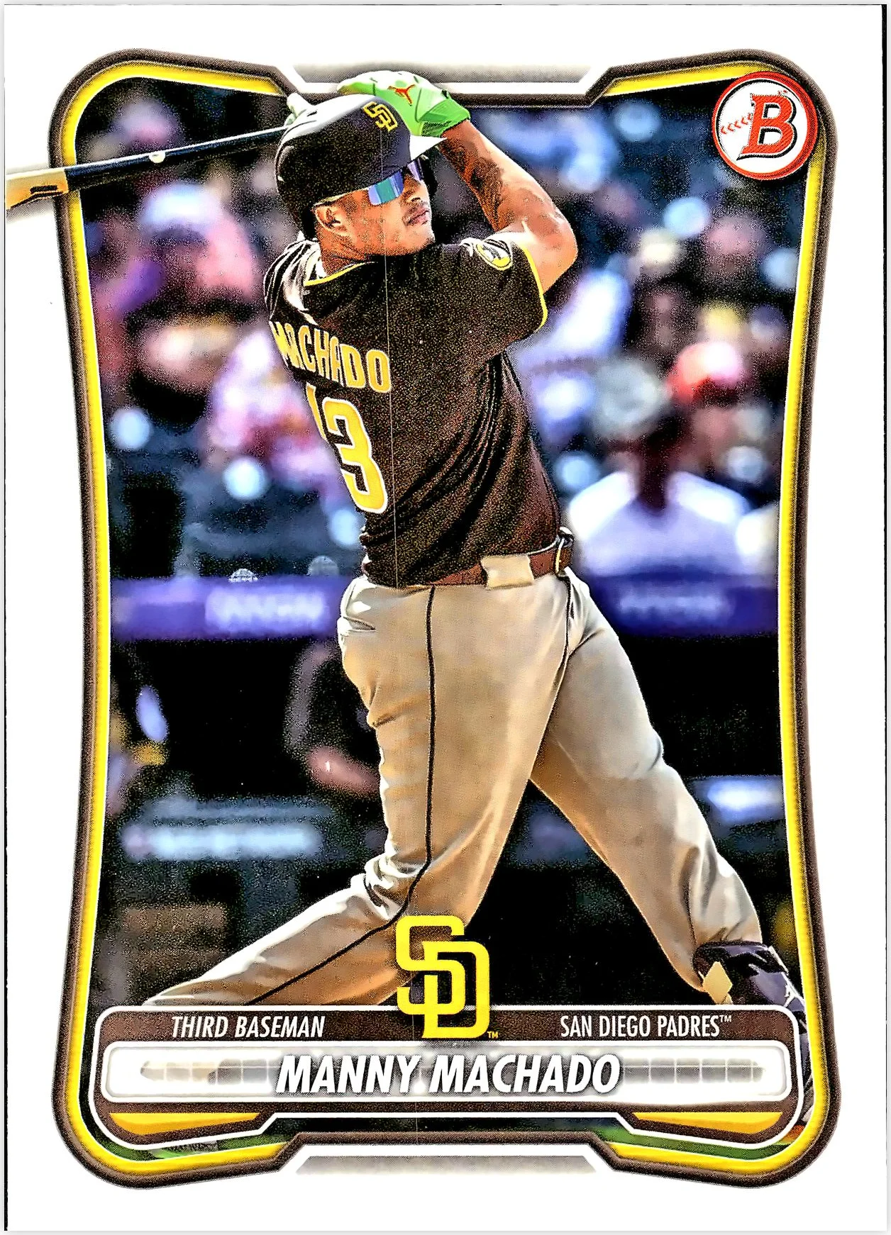 Manny Machado #60 2026 Bowman baseball card - Front