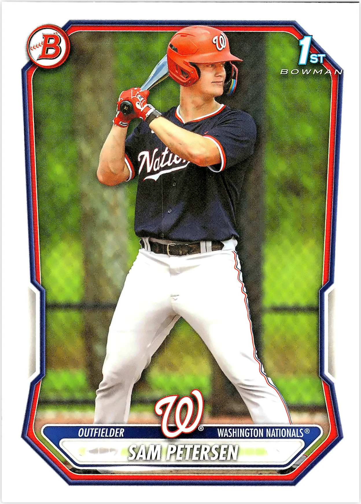 Sam Petersen #BP-122 2026 Bowman baseball card - Front