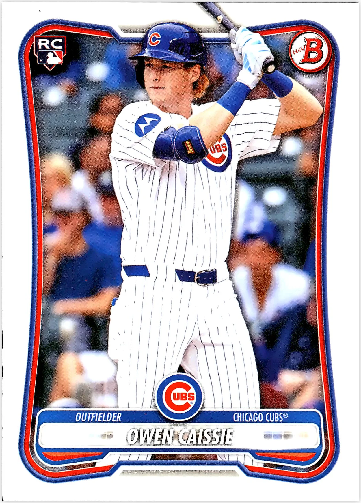 Owen Caissie #62 Rookie Card 2026 Bowman baseball rookie card - Front