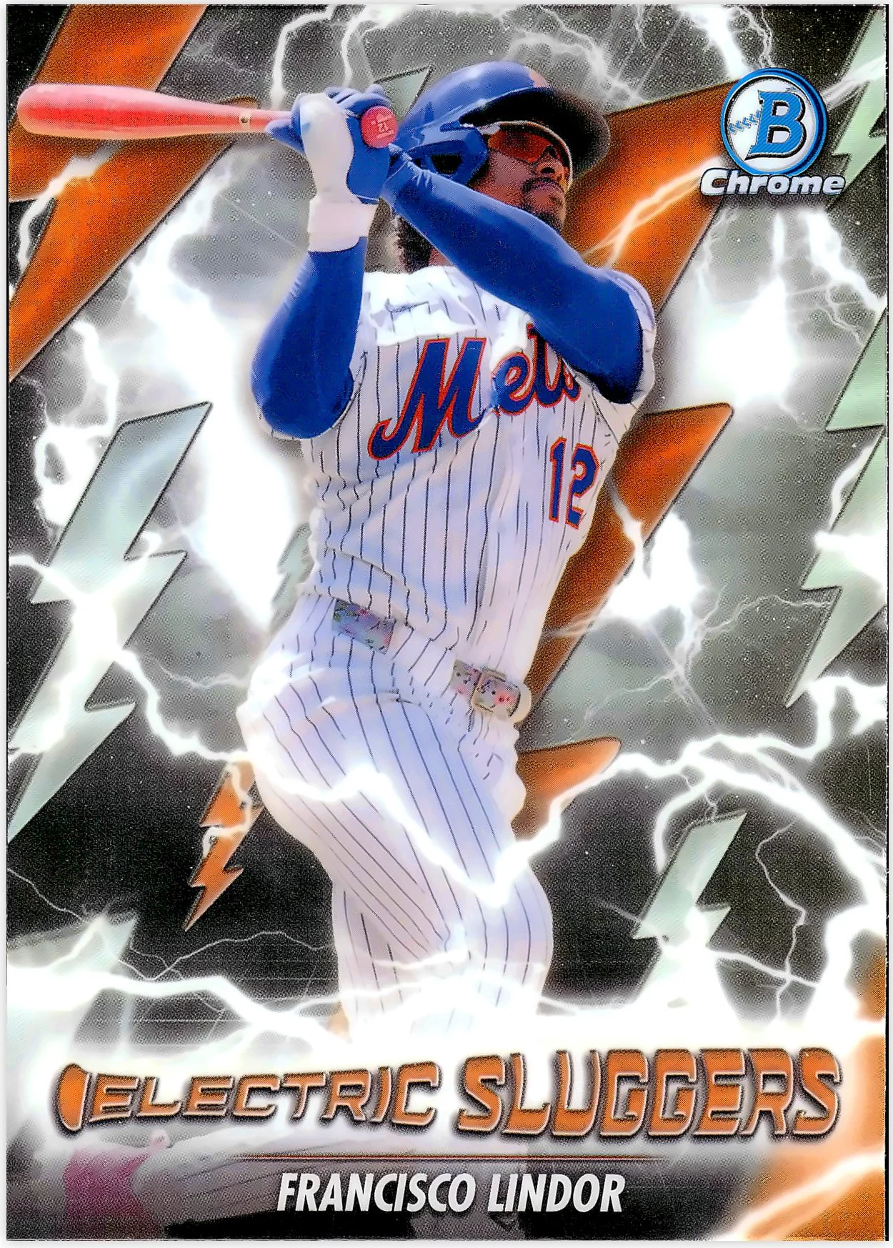 Francisco Lindor #ES-1 Electric Sluggers 2026 Baseball baseball card - Front