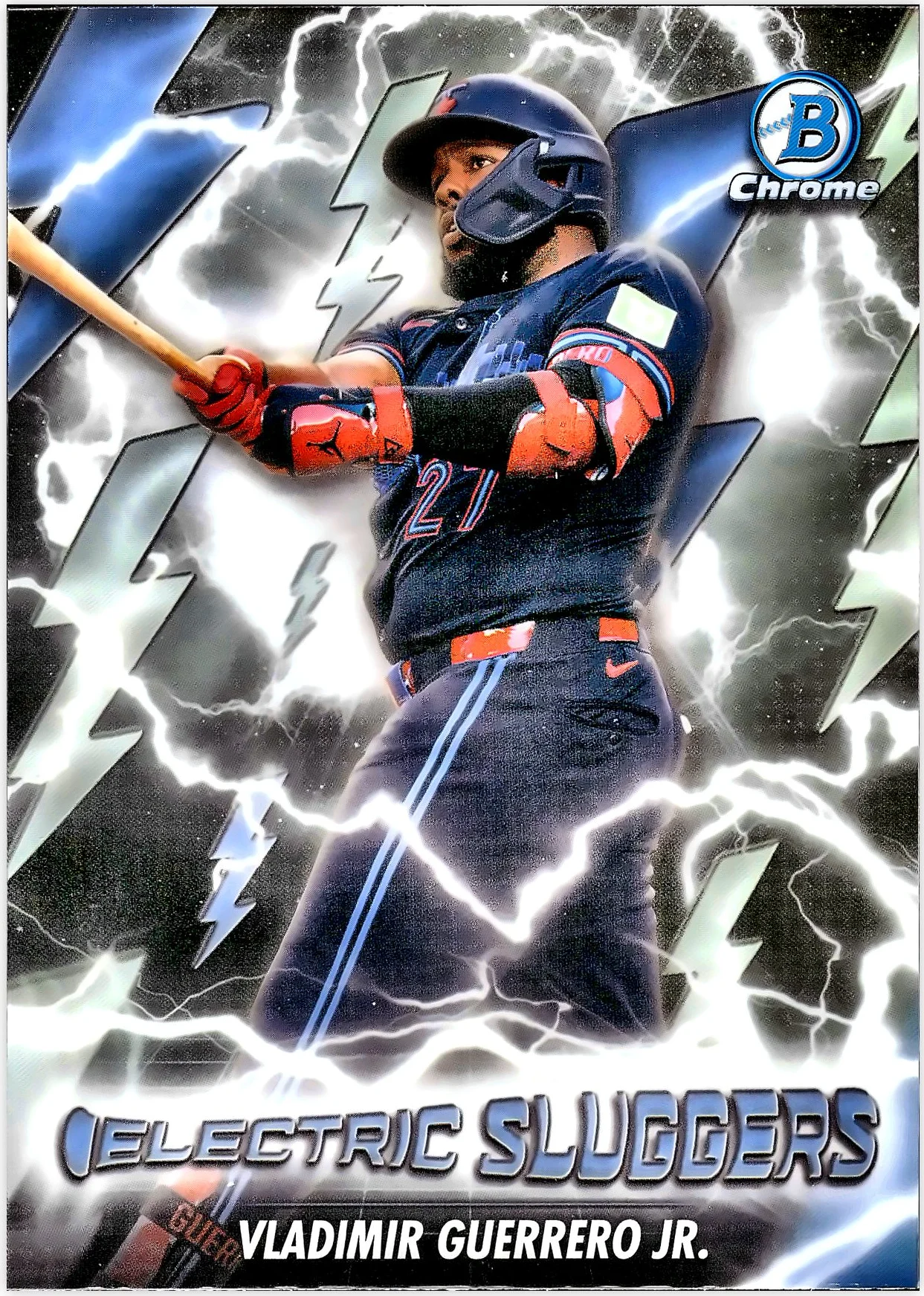 Vladimir Guerrero Jr. #ES-2 Electric Sluggers 2026 Baseball baseball card - Front