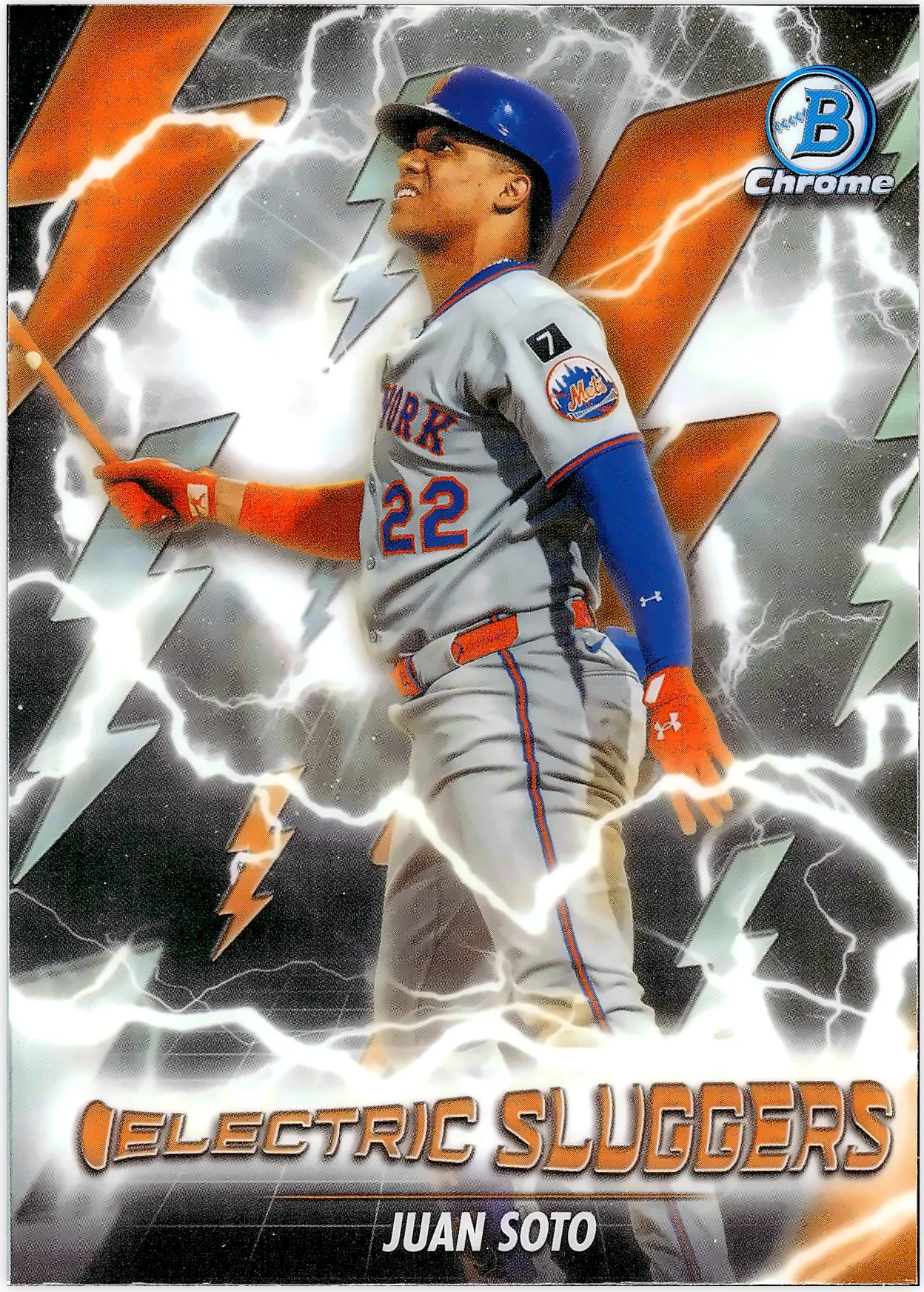Juan Soto #ES-7 Electric Sluggers 2026 Baseball baseball card - Front