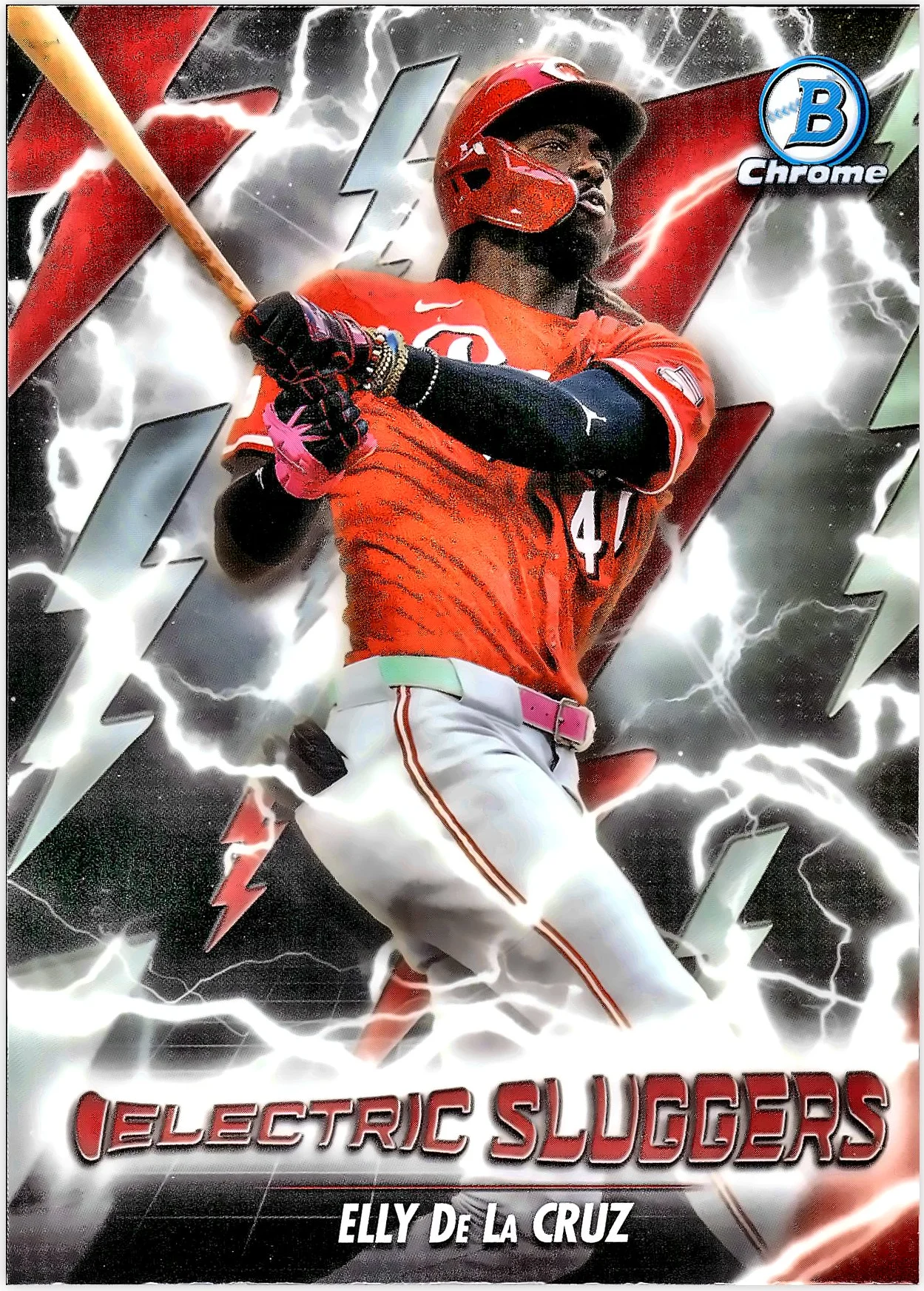 Elly De La Cruz #ES-9 Electric Sluggers 2026 Baseball baseball card - Front