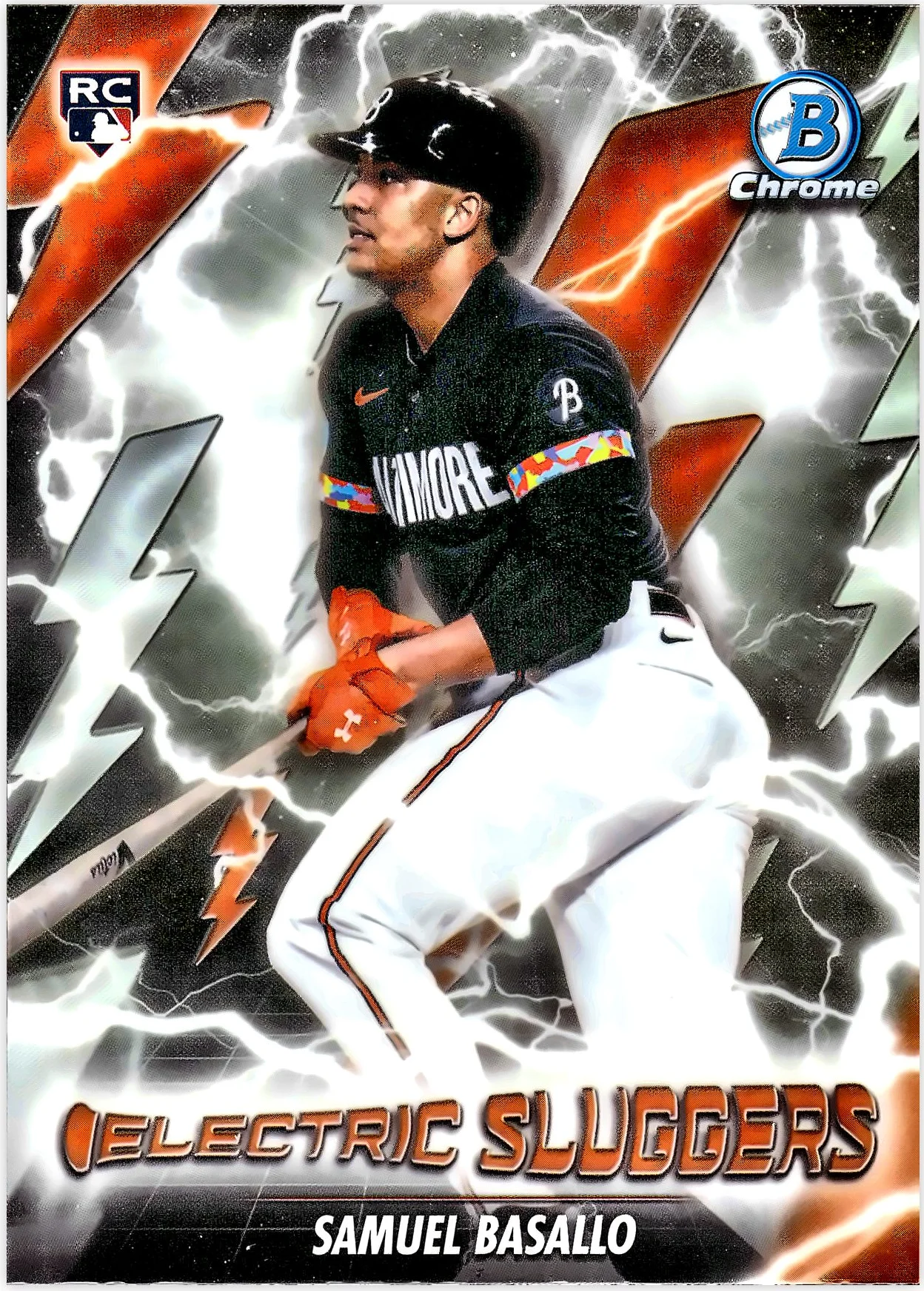 Samuel Basallo #ES-10 Electric Sluggers Rookie Card 2026 Baseball baseball rookie card - Front