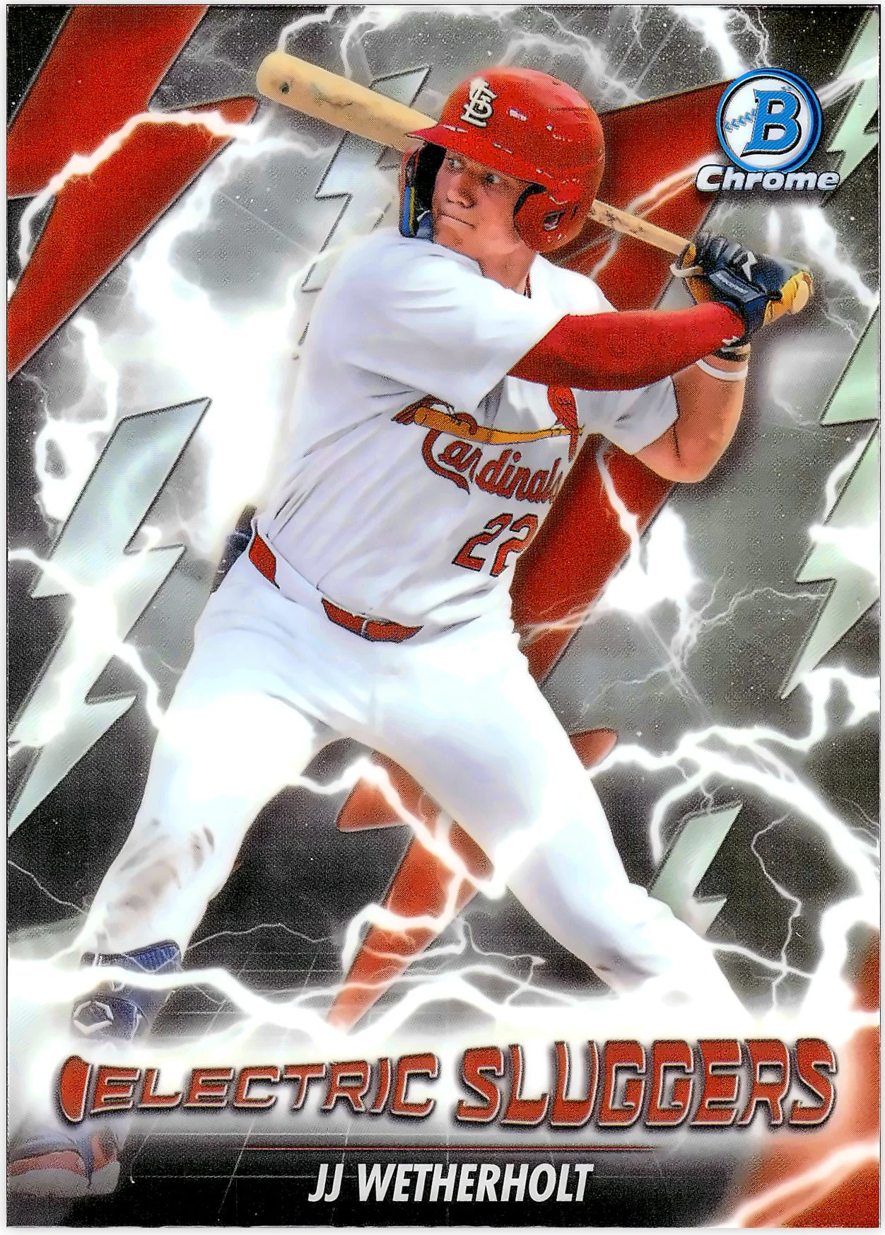 JJ Wetherholt #ES-12 Electric Sluggers 2026 Baseball baseball card - Front