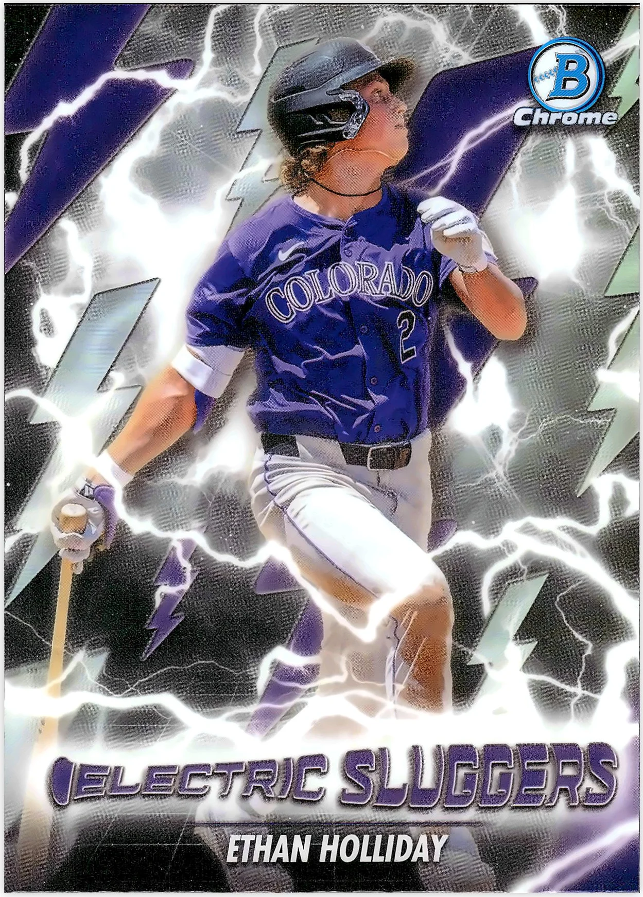 Ethan Holliday #ES-13 Electric Sluggers 2026 Baseball baseball card - Front