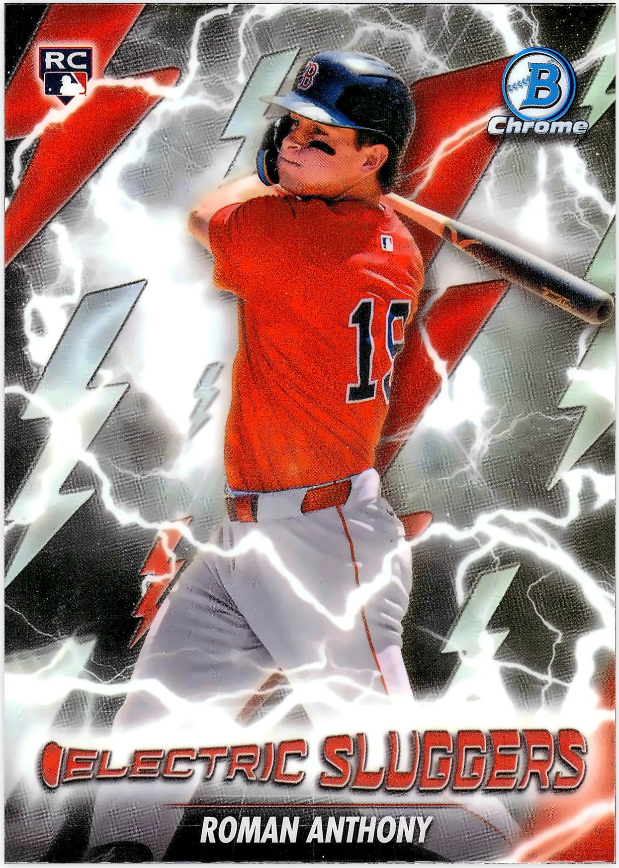 Roman Anthony #ES-16 Electric Sluggers Rookie Card 2026 Baseball baseball rookie card - Front