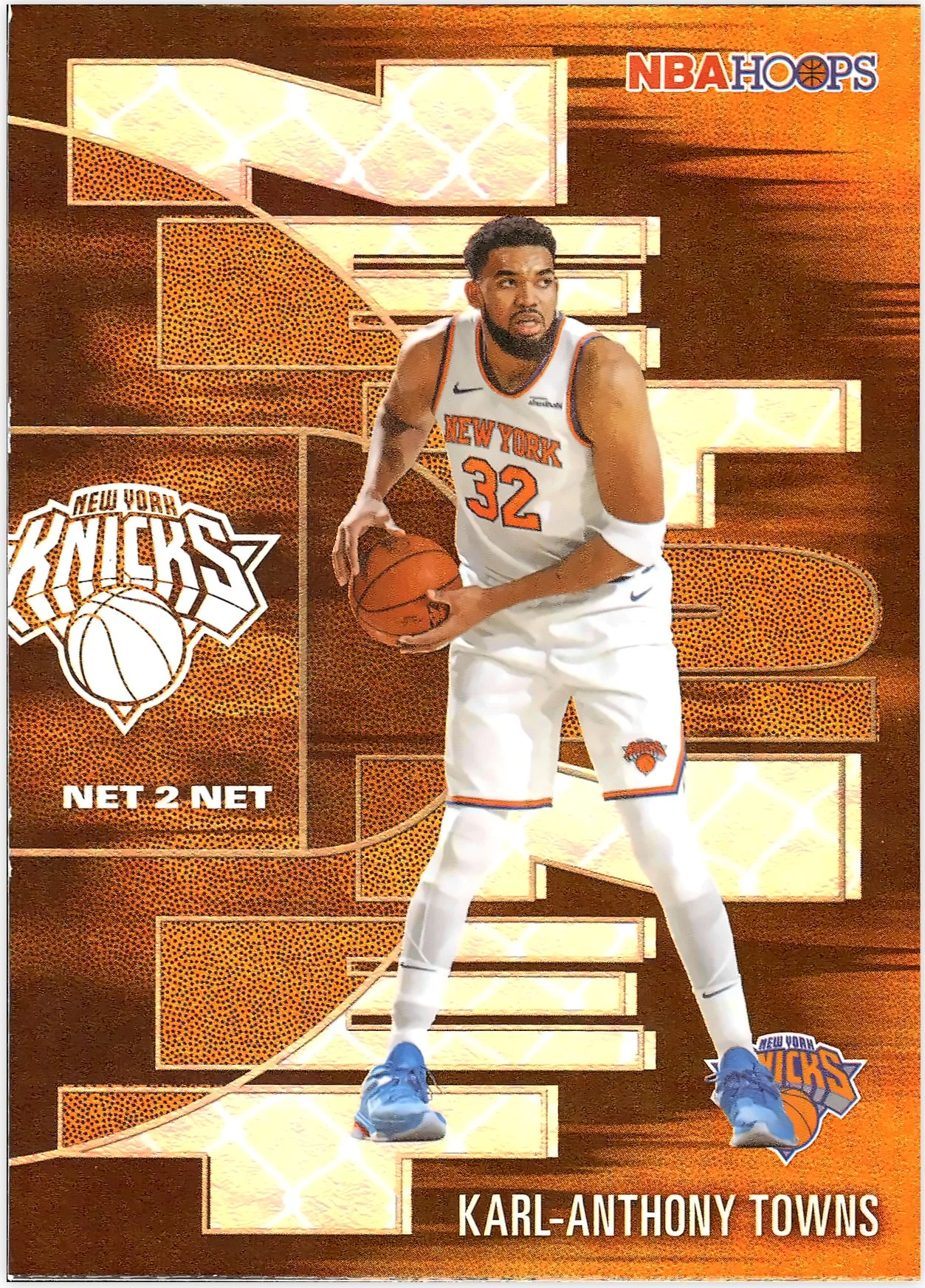 Karl-Anthony Towns #NTN-27 Net 2 Net 2026 NBA Hoops basketball card - Front