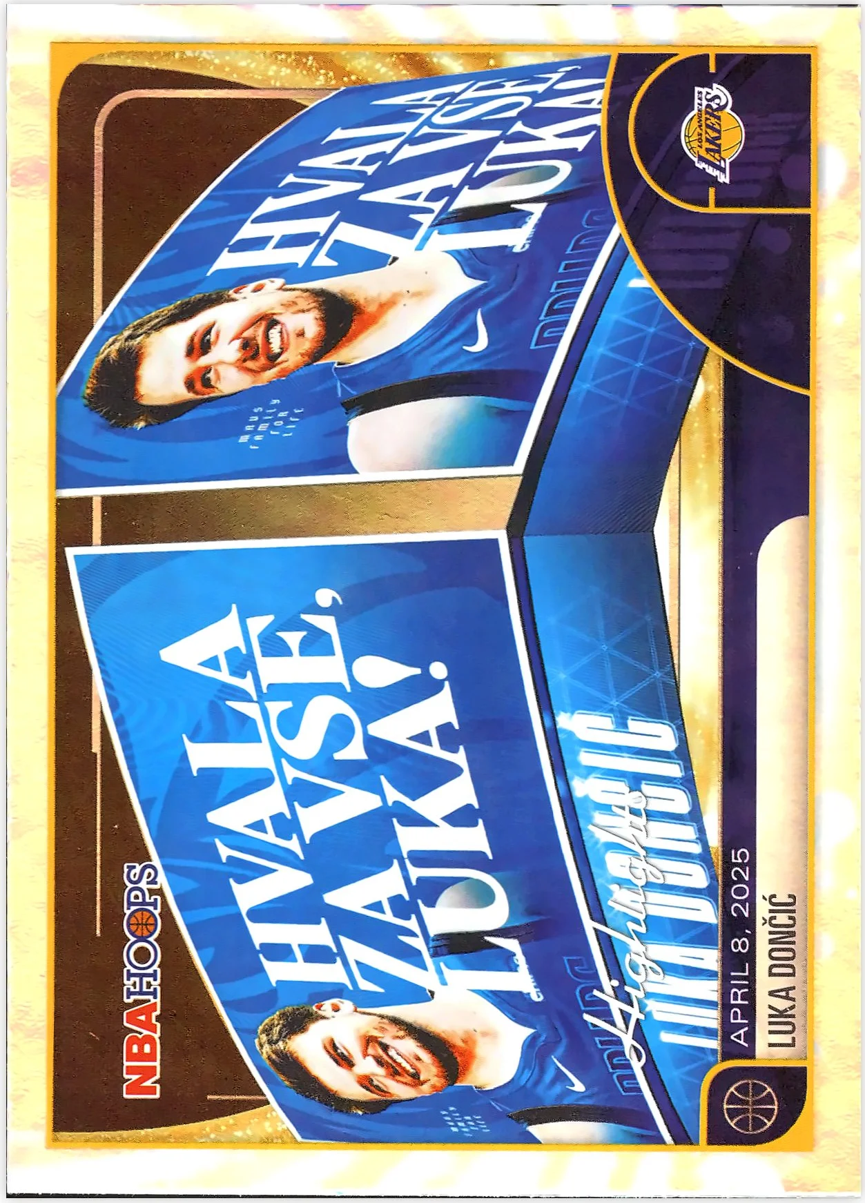 Luka Dončić #269 Highlights 2026 NBA Hoops basketball card - Front