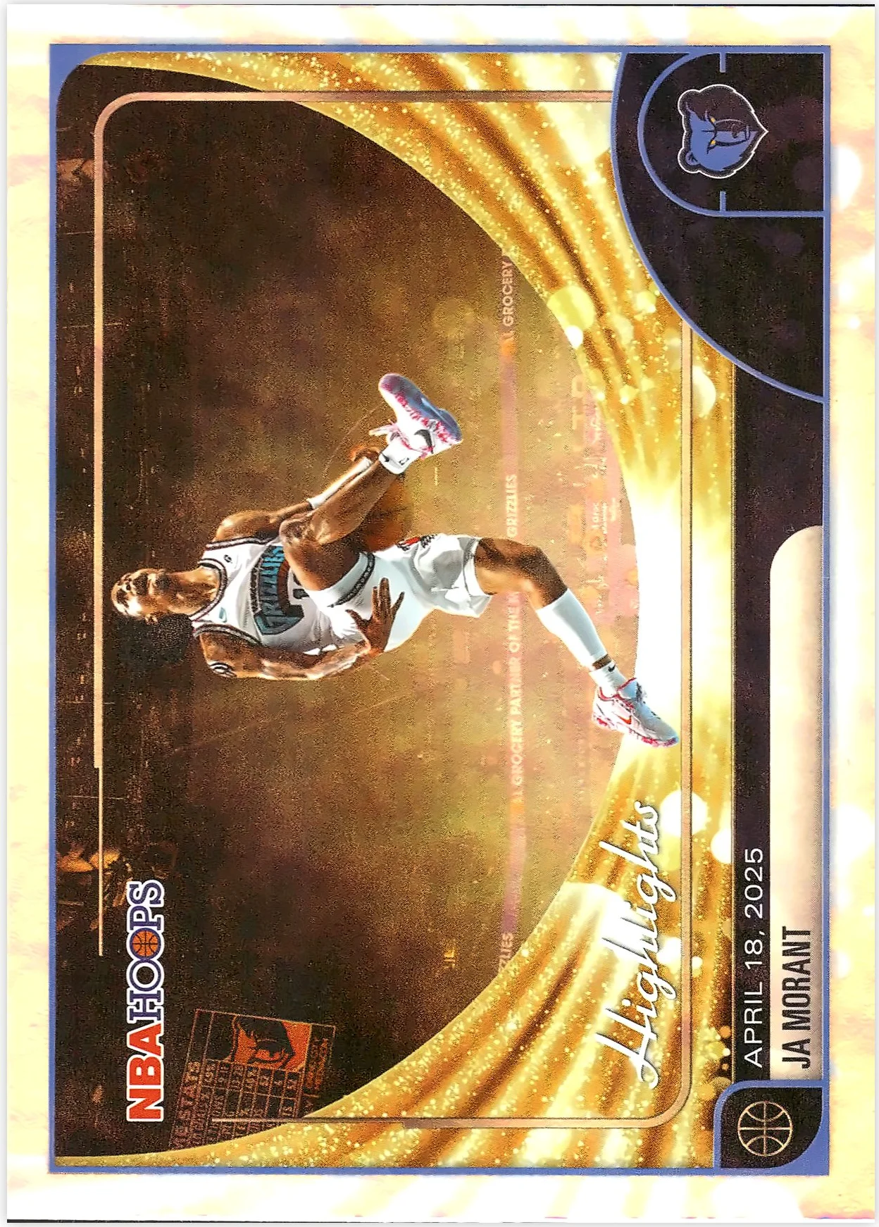 Ja Morant #264 Highlights 2026 NBA Hoops basketball card - Front