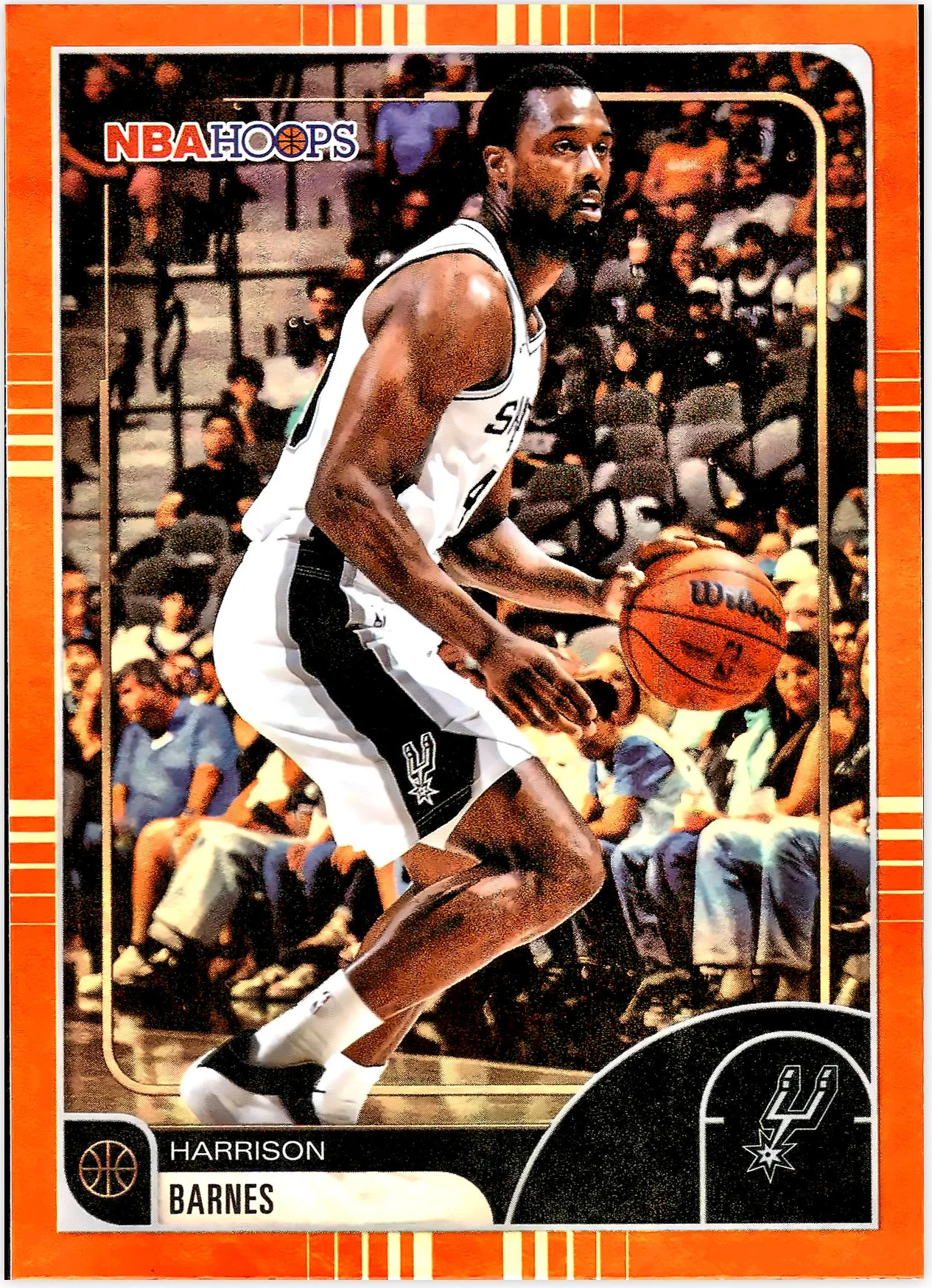 Harrison Barnes #145 Orange Hoops 2026 NBA Hoops basketball card - Front