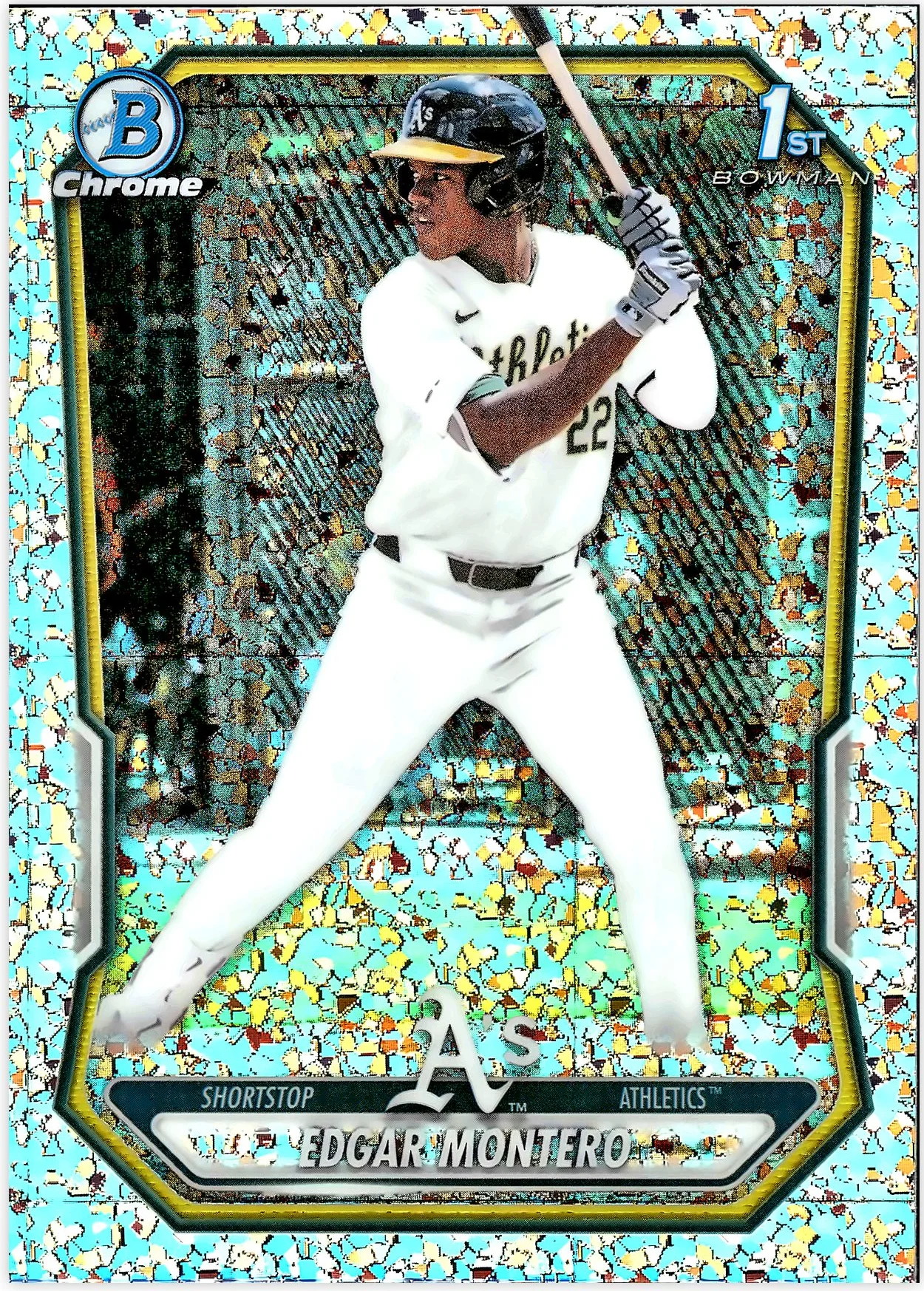 Edgar Montero #BCP-139 Mini Diamond Refractor 2026 Baseball baseball card - Front