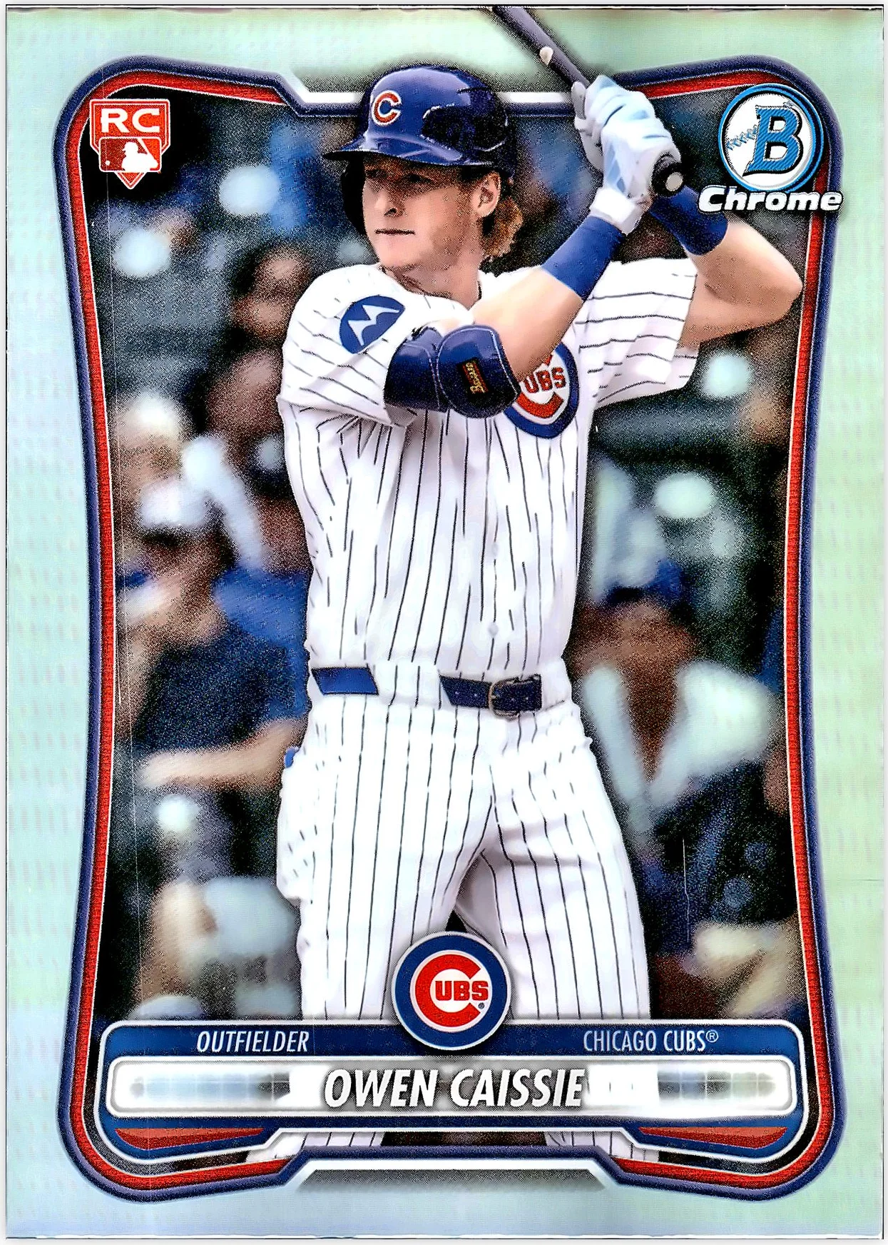 Owen Caissie #62 Red Rookie Rookie Card 2026 Baseball baseball rookie card - Front