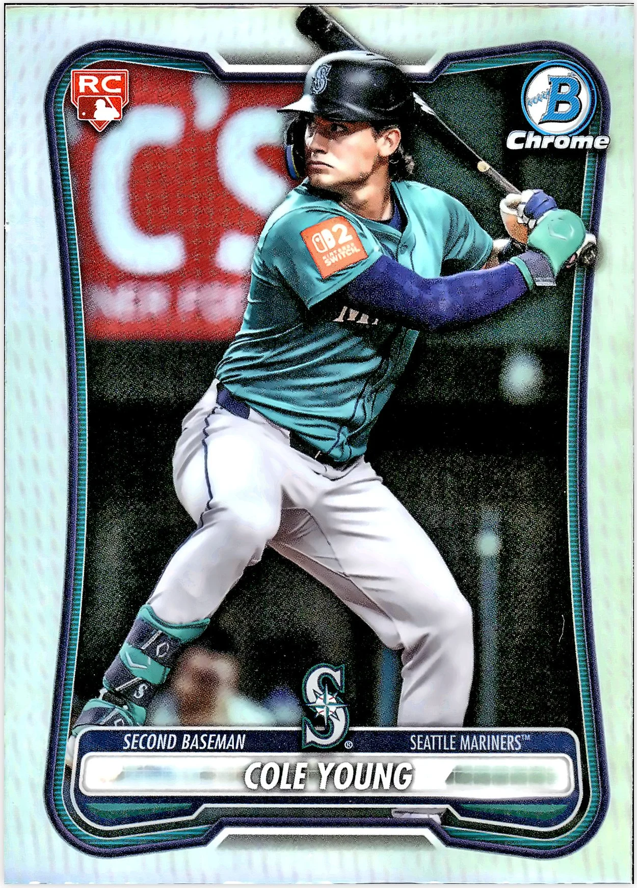 Cole Young #78 Red Rookie Rookie Card 2026 Baseball baseball rookie card - Front