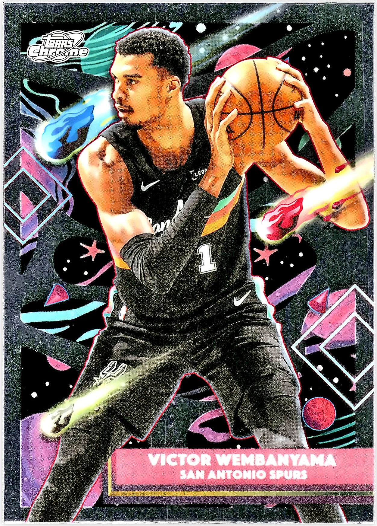 Victor Wembanyama #149 2026 Cosmic Chrome Basketball basketball card - Front