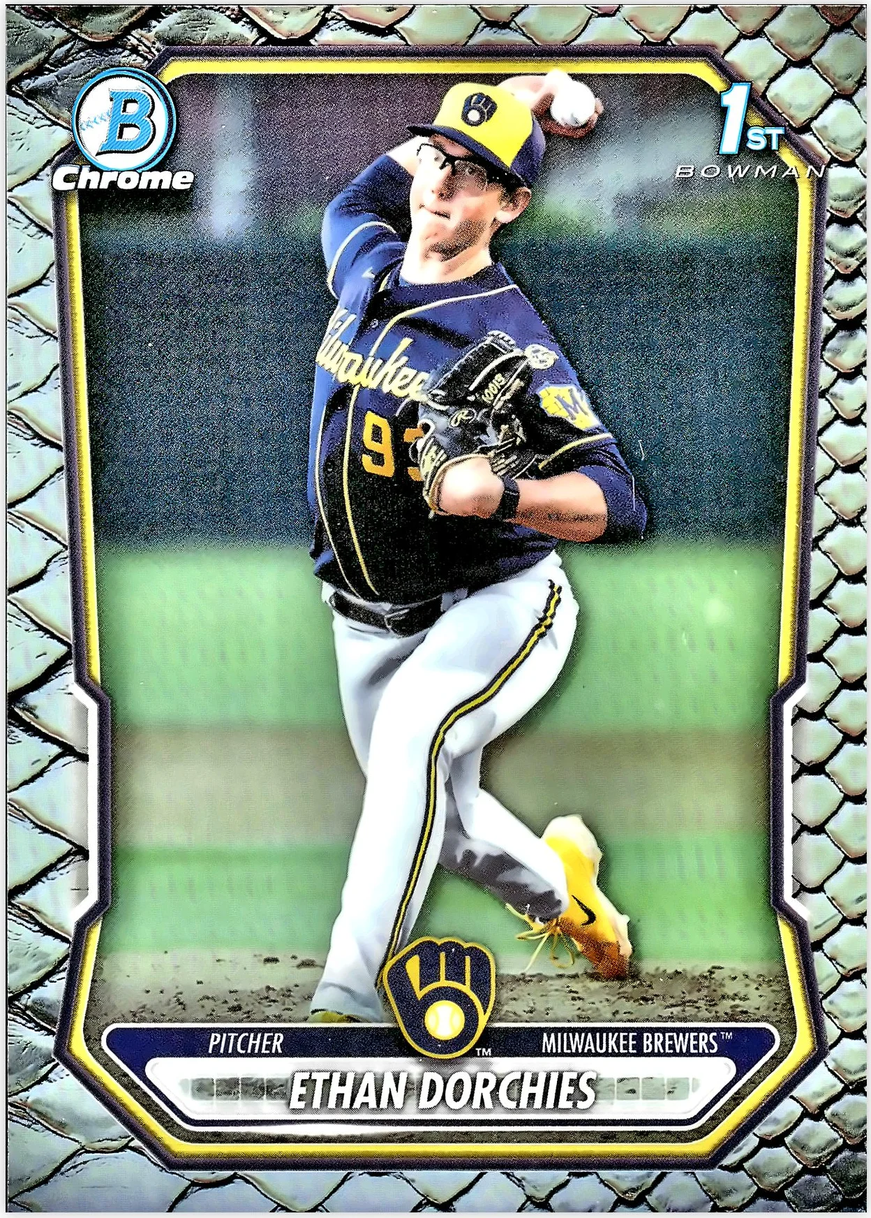 Ethan Dorchies #BCP-52 Reptilian 2026 Baseball baseball card - Front